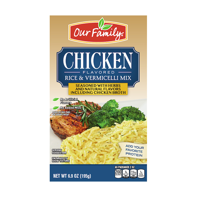 Chicken Flavor Rice Mix, Instant