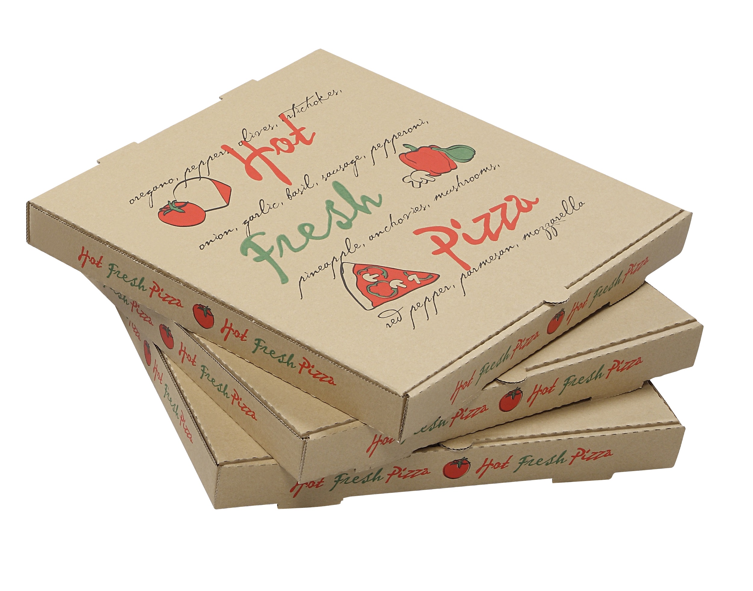 14%22K/KRAFT PIZZA BOX 1-5/8