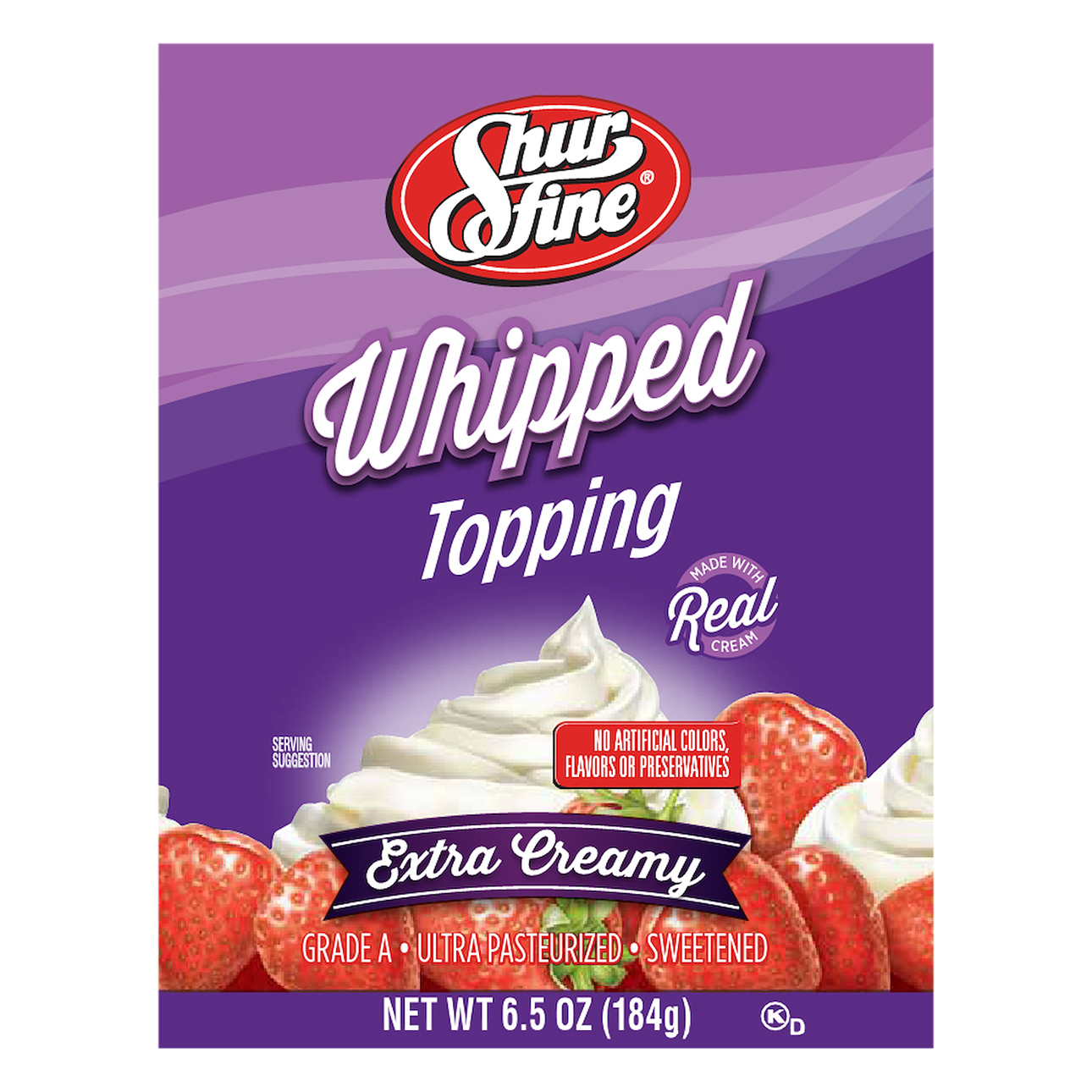 Shurfine Extra Creamy Whipped Topping 6.5 oz