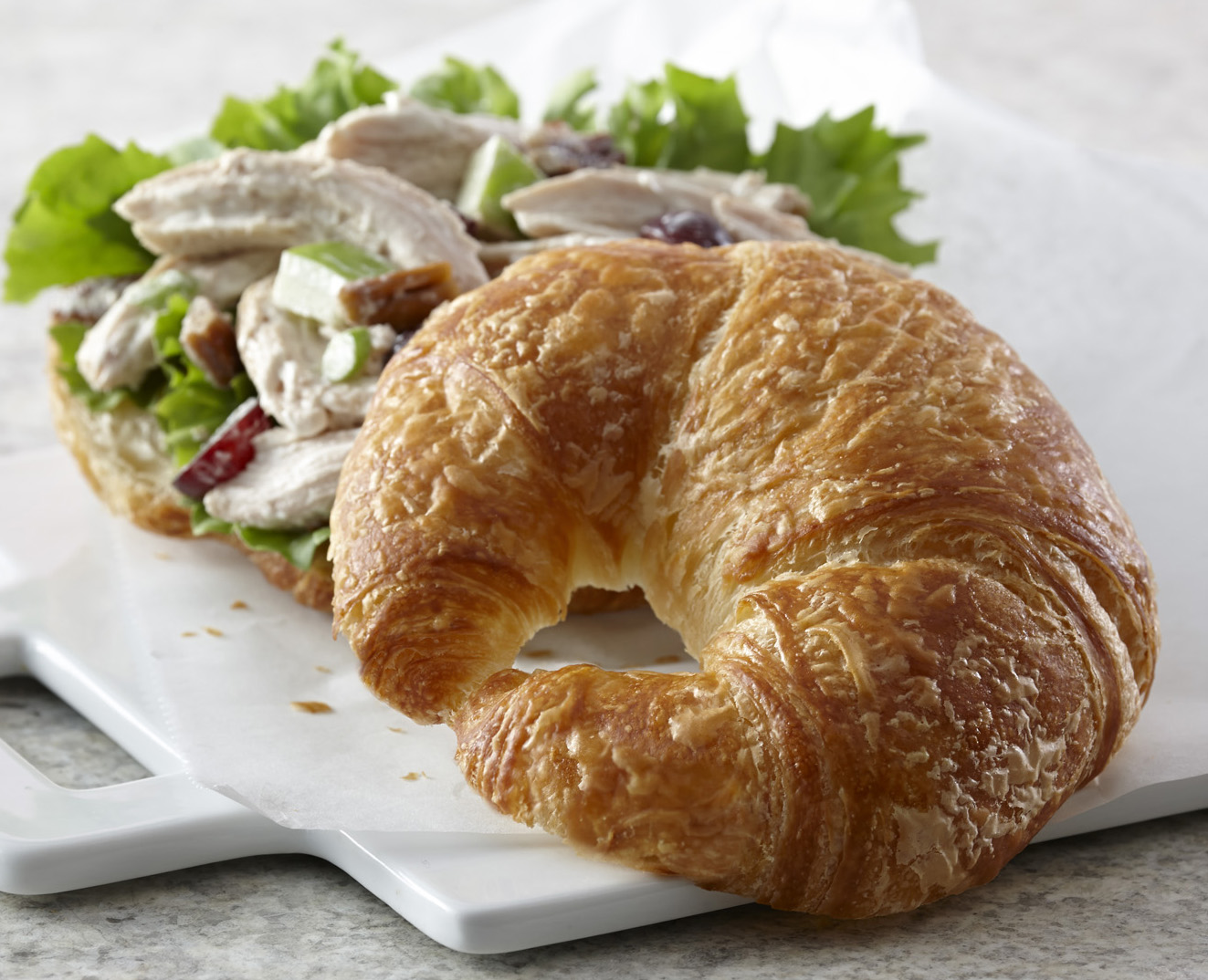 LRG BUTTER CROISSANT CURVED TS