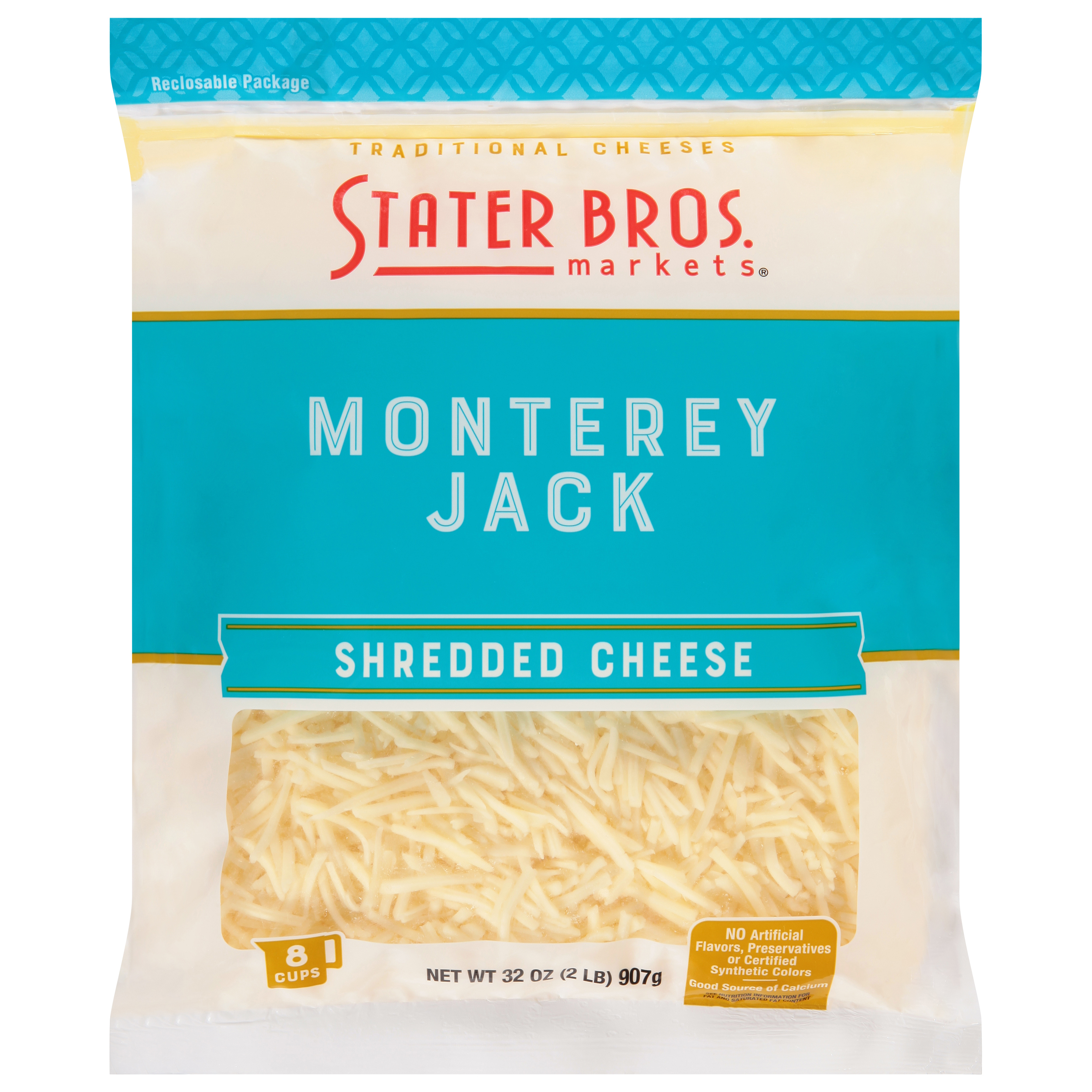 Stater Bros. Monterey Jack Shredded Cheese 32 oz