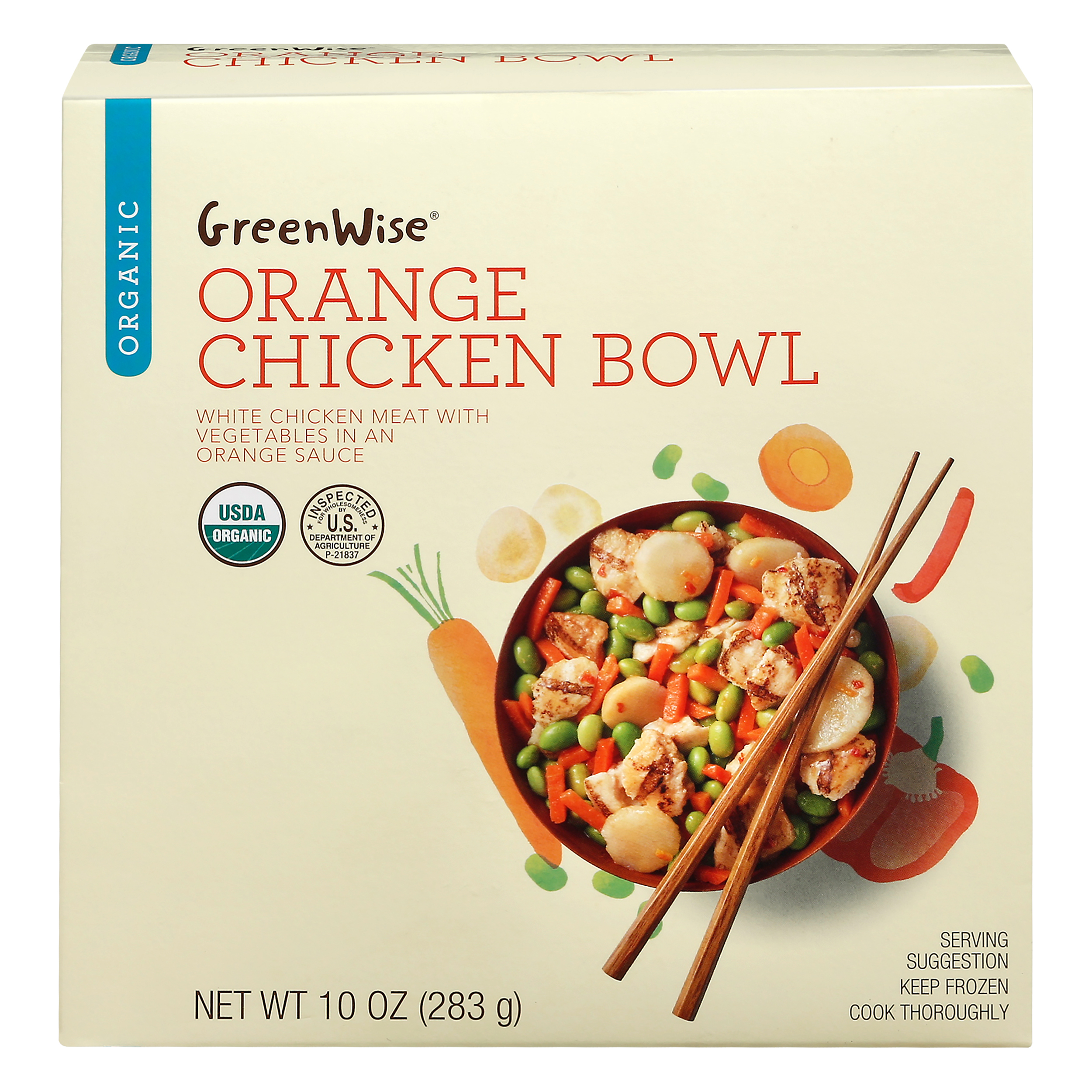 GreenWise Organic Orange Chicken Bowl 10 oz BOX