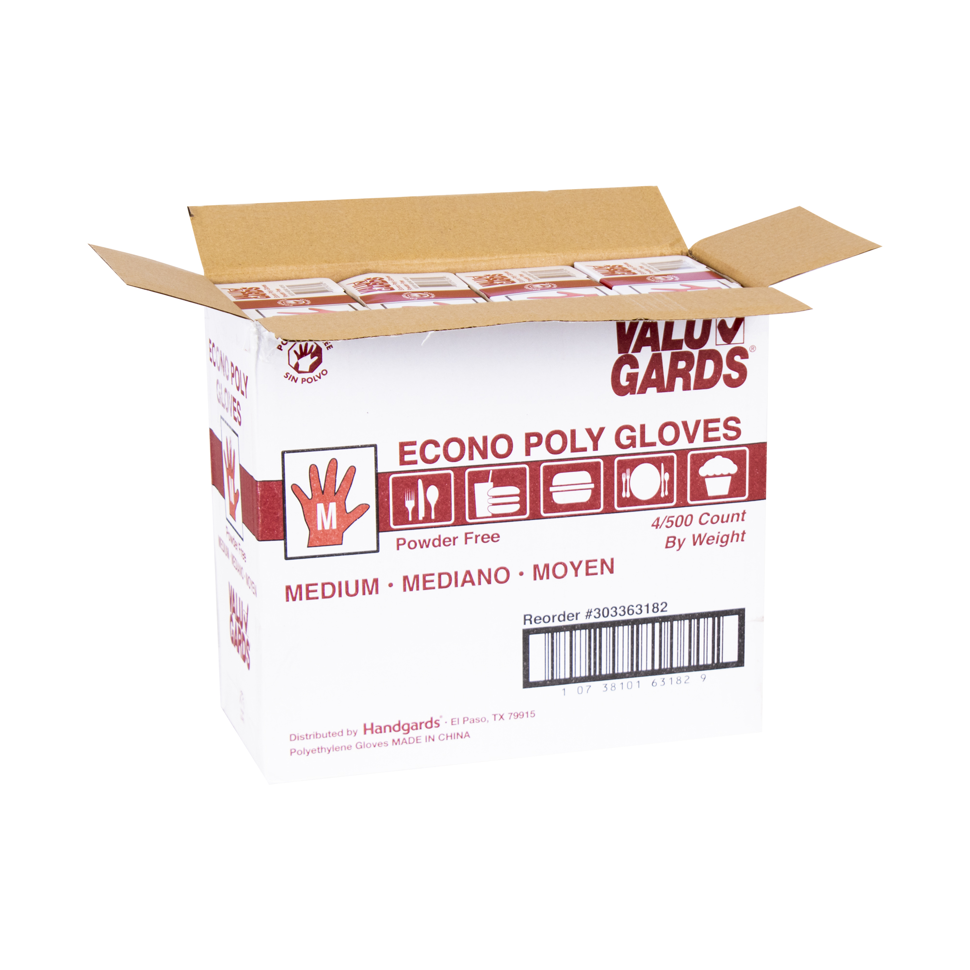 VALU GARD POLY GLV MED CLEAR