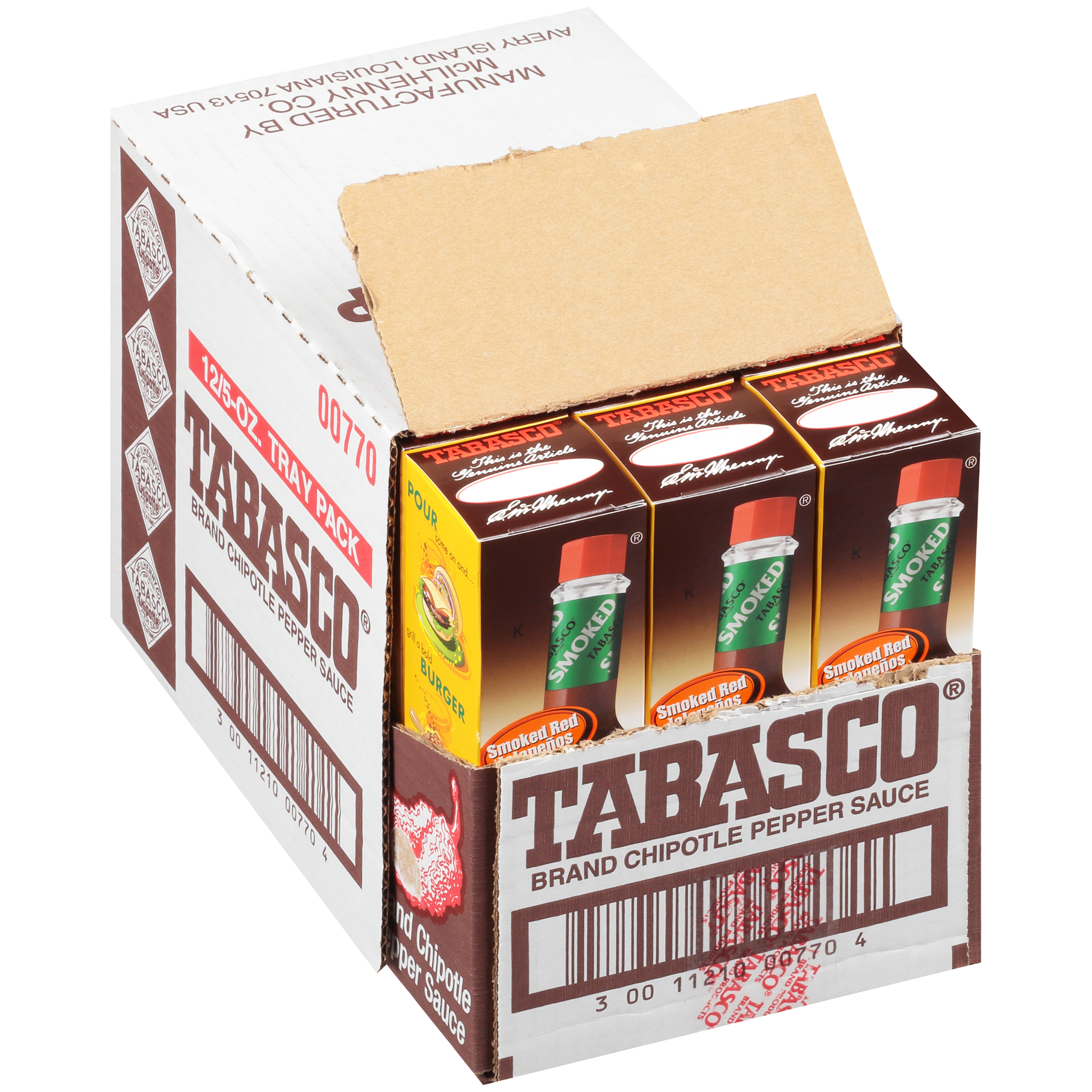 TABASCO CHIPOTLE HOT SAUCE BOTTLE