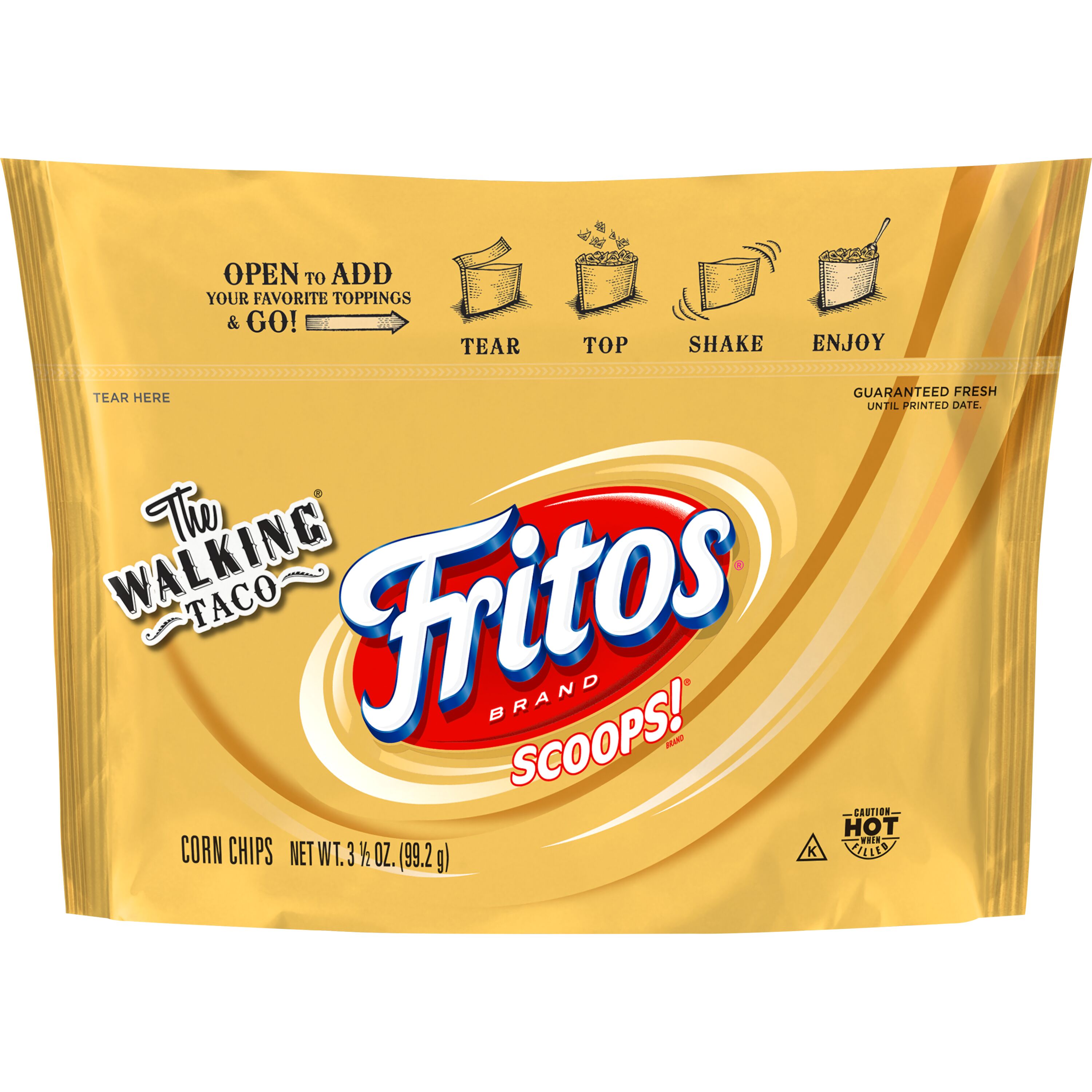 TOP-N-GO SCOOP CORN CHIPS