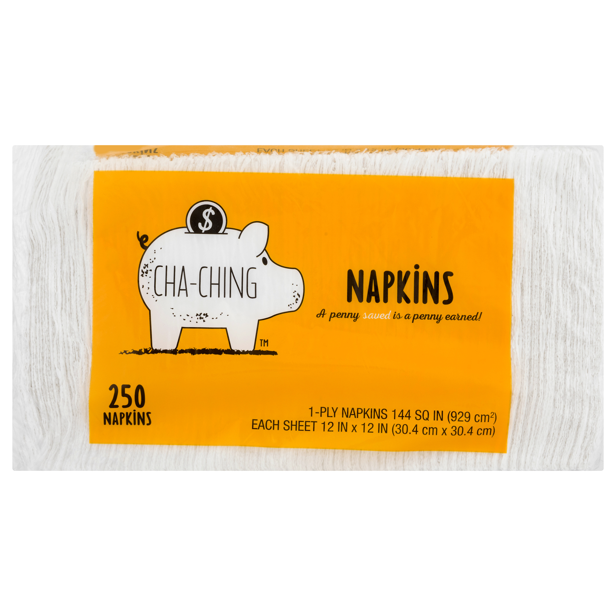 Cha Ching Napkins 1 Ply Shrink Wrapped