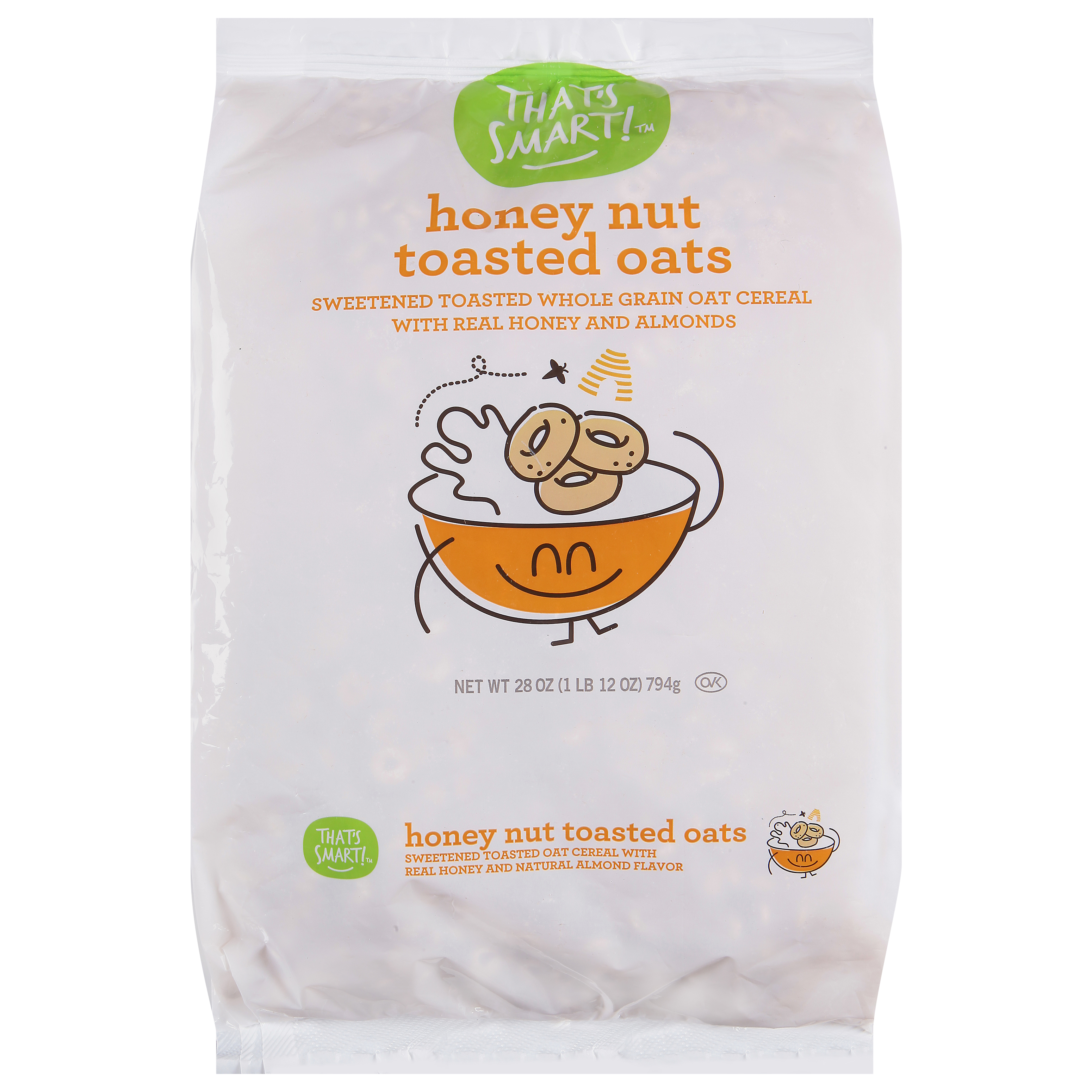 That's Smart! Honey Nut Toasted Oats Cereal 28 oz