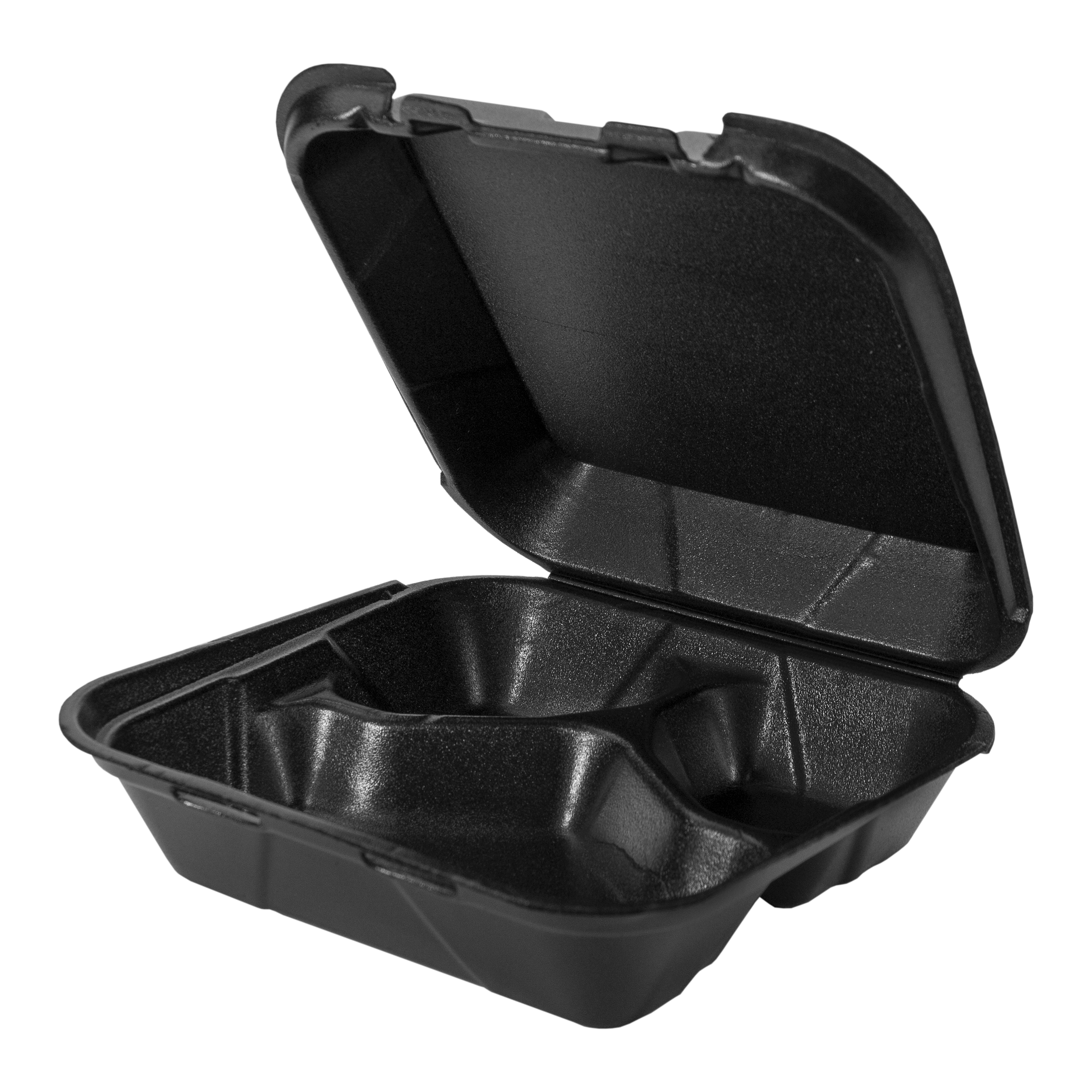 CONTAINER 3CMP FOAM BLK 8X8