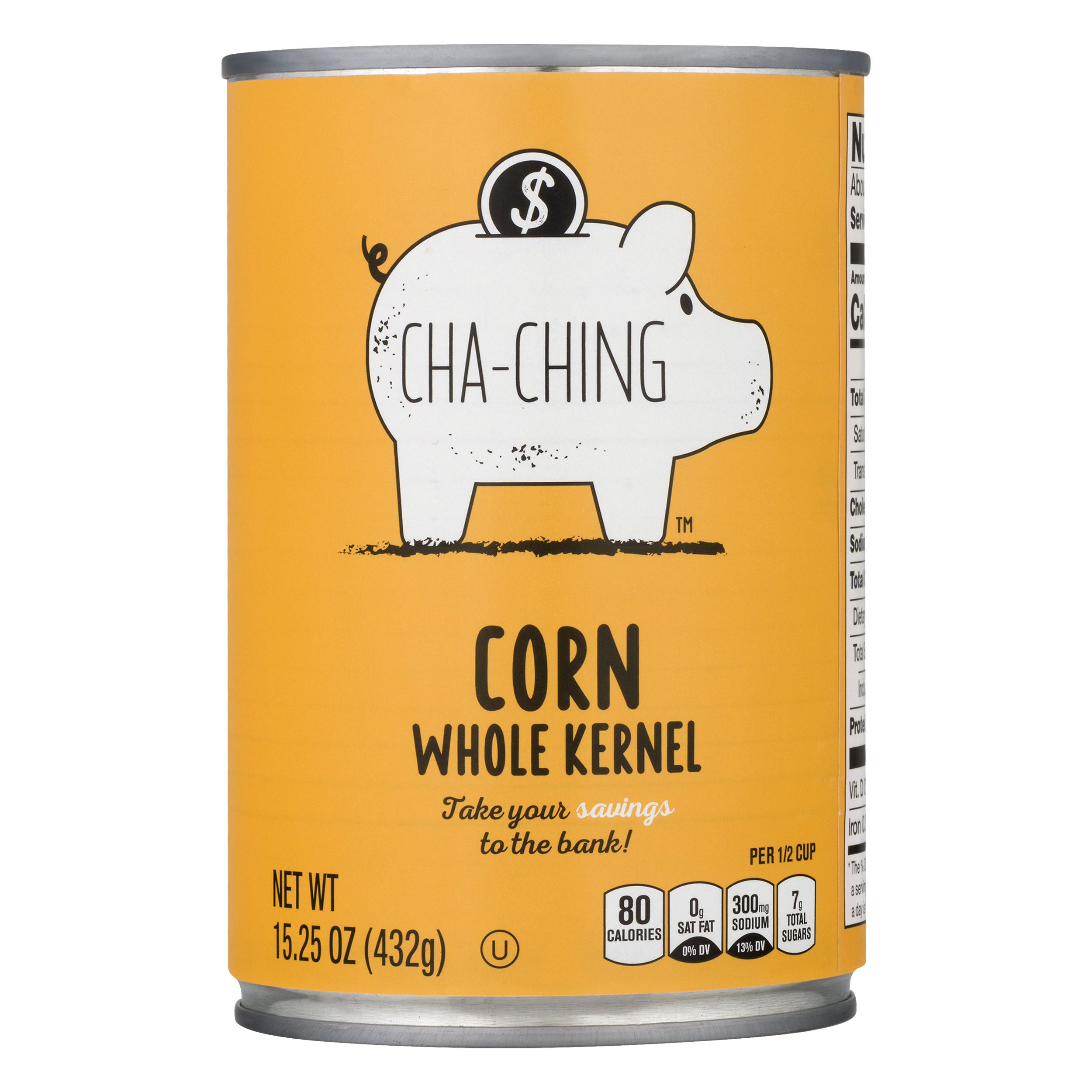 Cha Ching Corn Whole Kernel Can