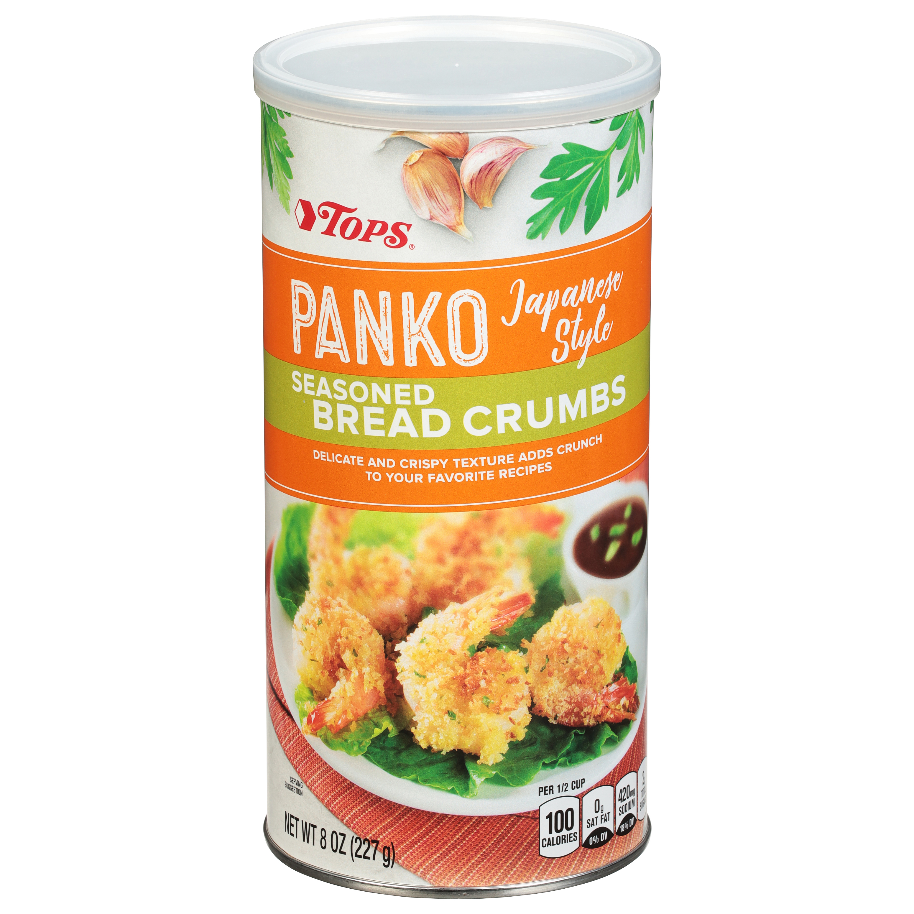 Tops Japanese Style Panko Seasoned Bread Crumbs 8 oz