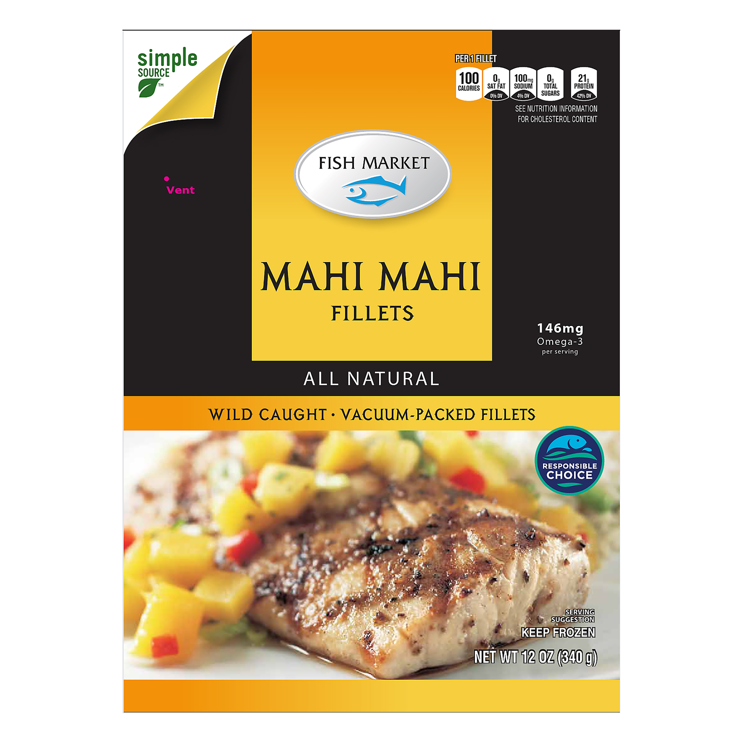 Fish Market Mahi Mahi Fillets 12 oz