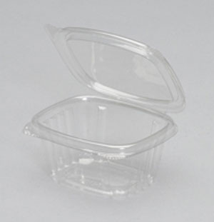 6 OZ. CLEAR HINGED DELI CONT.