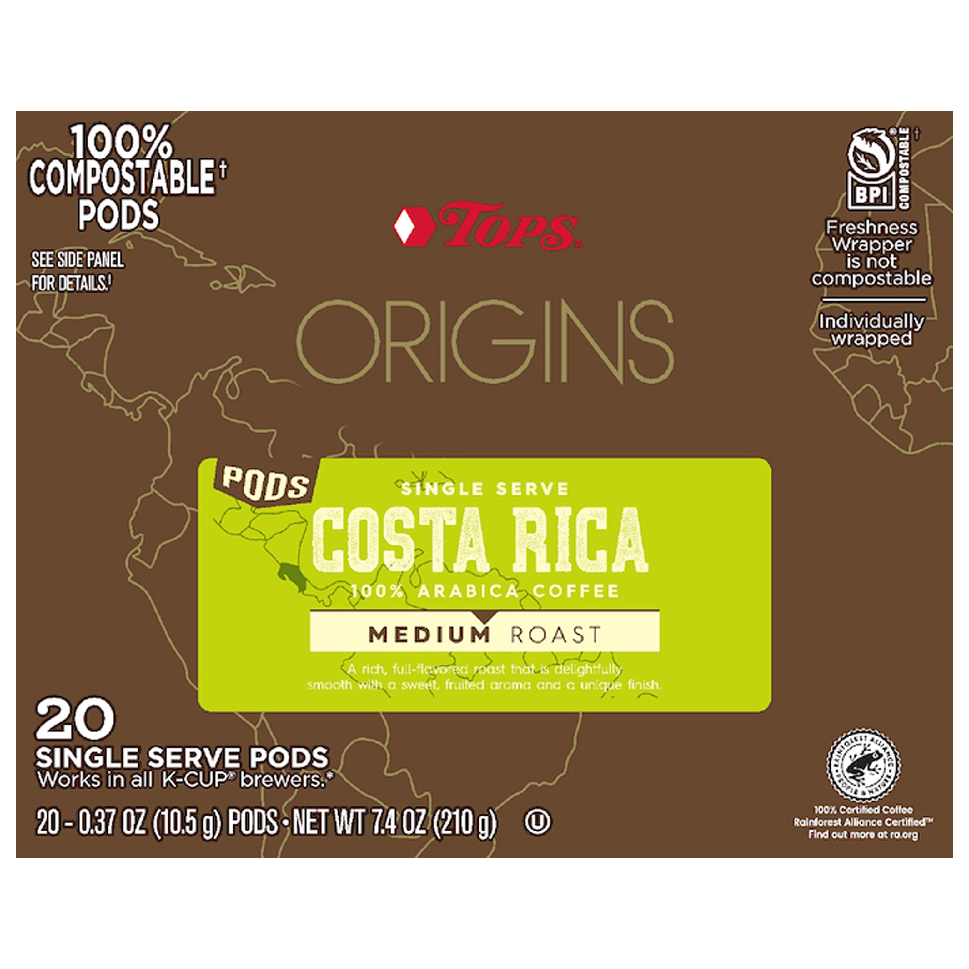 Costa rican outlet coffee k cups