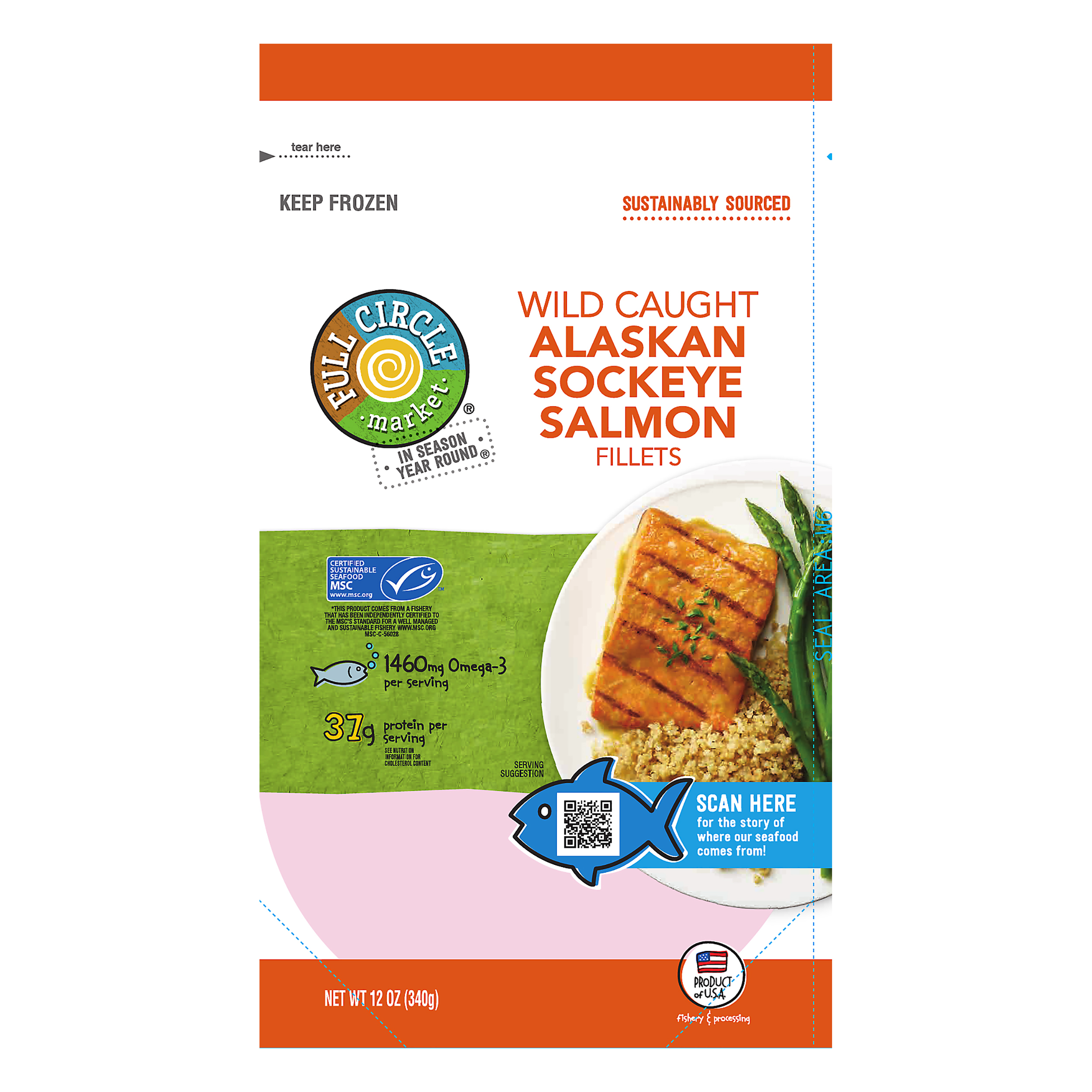 Wild Sockeye Salmon Fillets