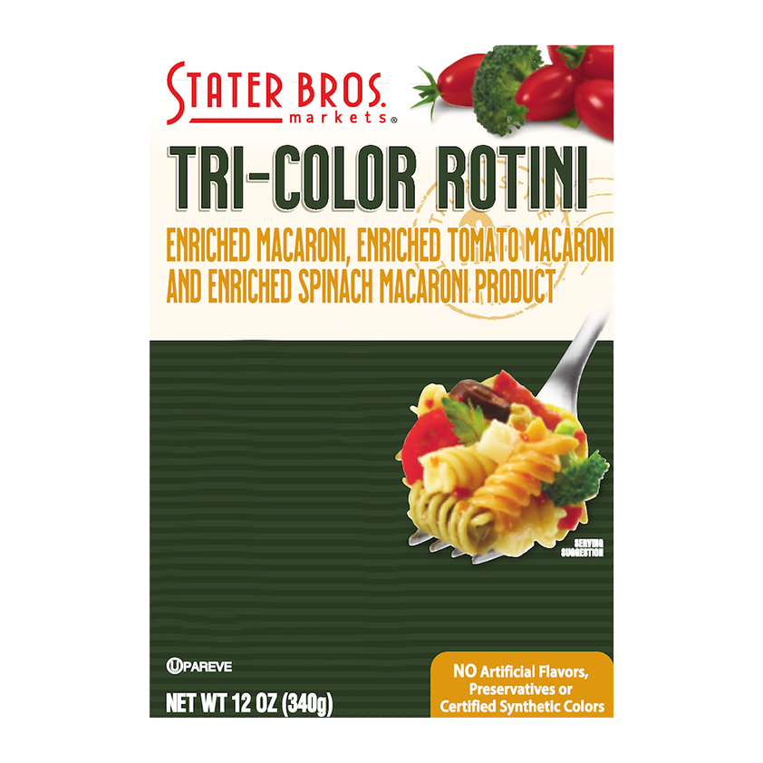 Stater Bros. Markets TriColor Rotini 12 oz