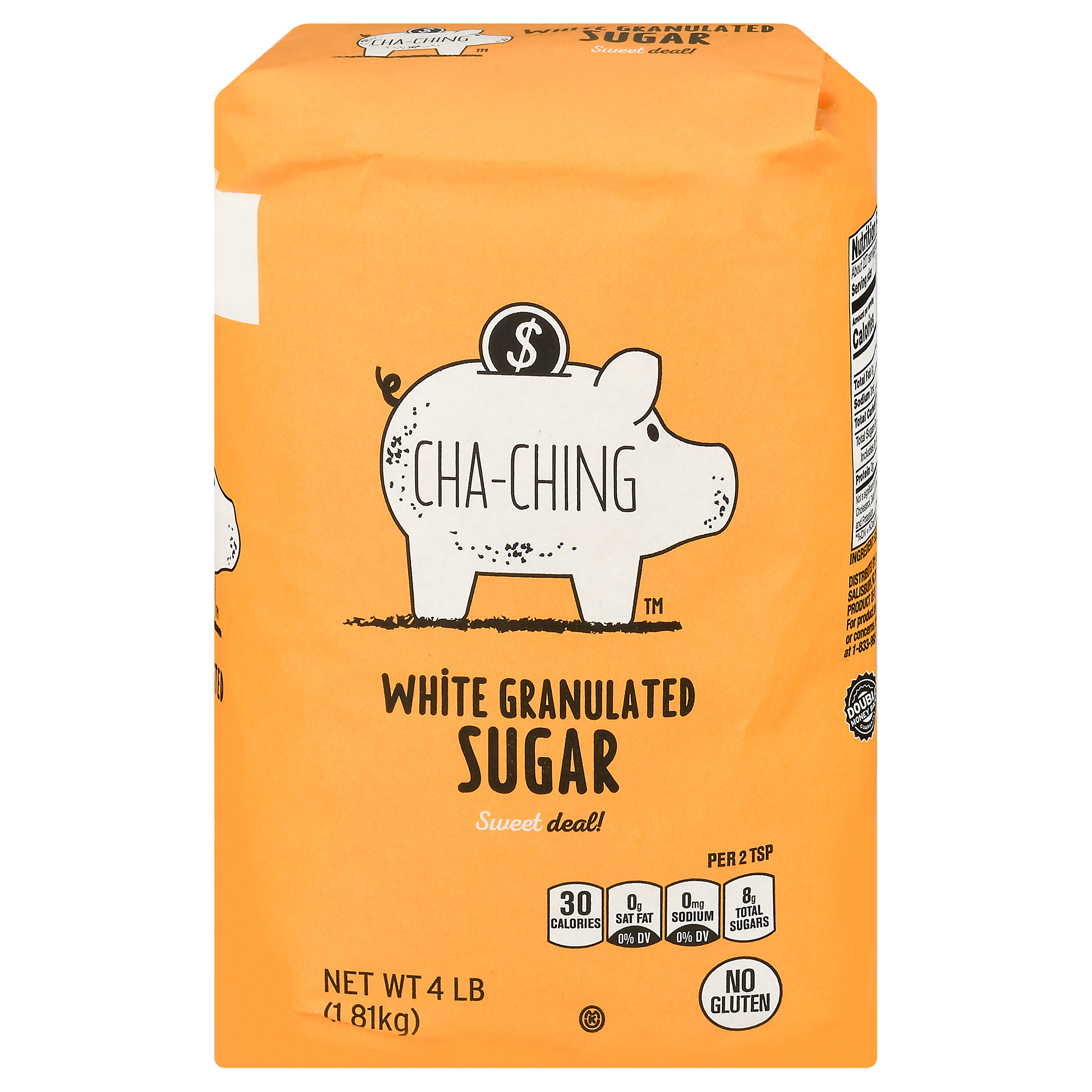 Cha Ching White Granulated Sugar 4 lb