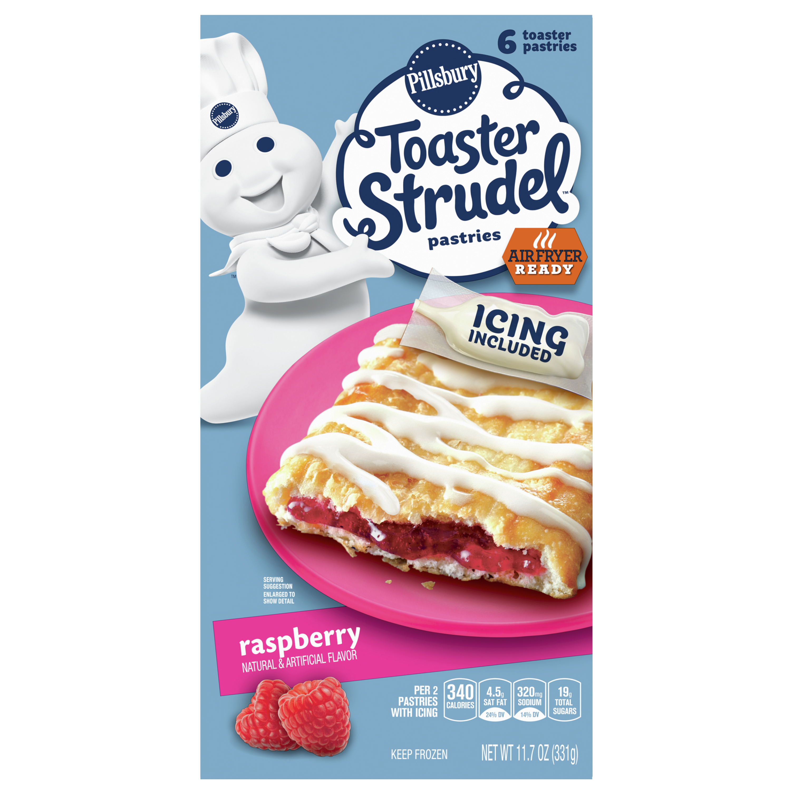 Calories in Pop-Tarts Toaster Pastries, Wildlicious Cherry from Kellogg's