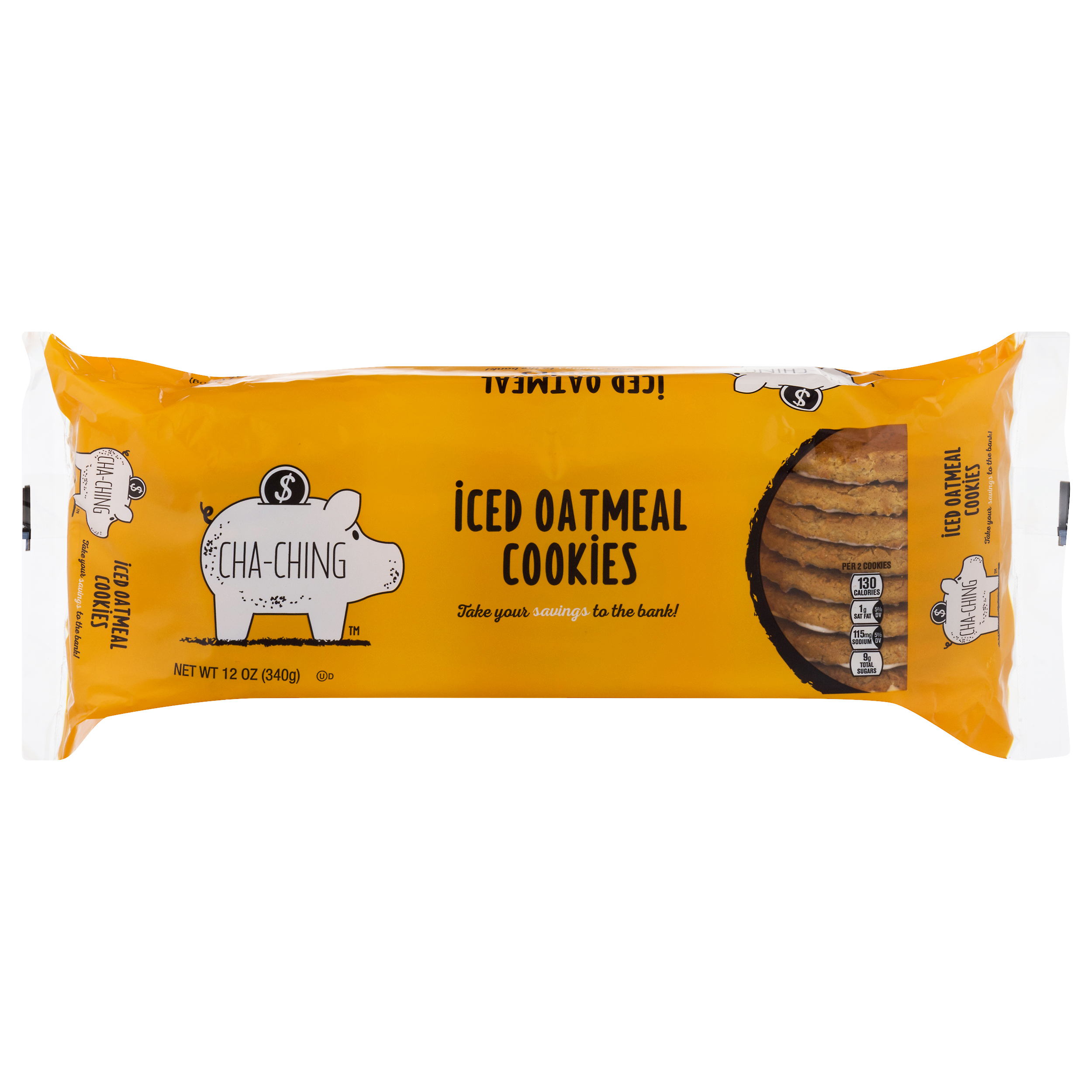 Cha Ching Iced Oatmeal Cookies 12 oz BAG