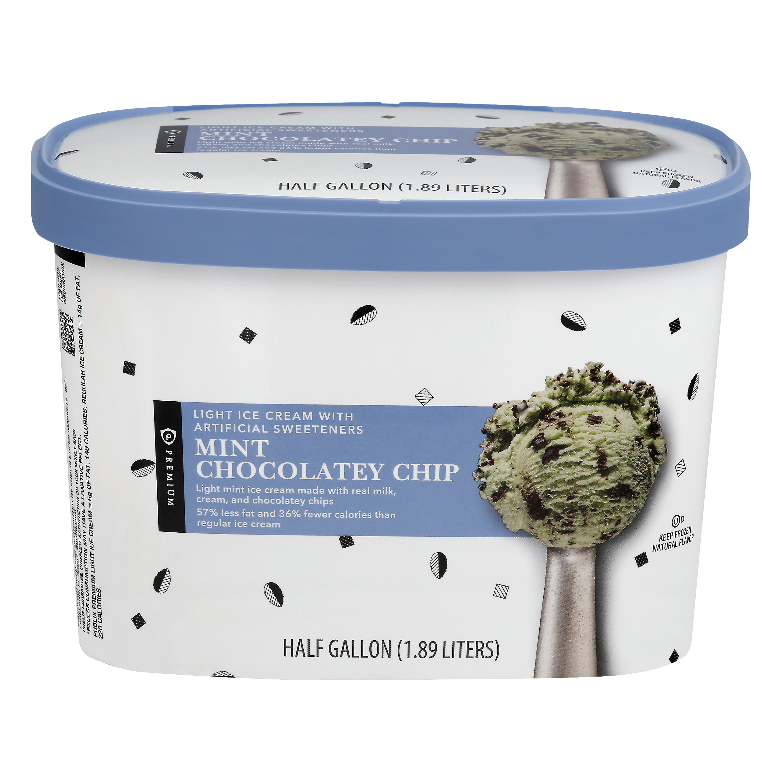 Mint Chocolate Chip Light Ice Cream