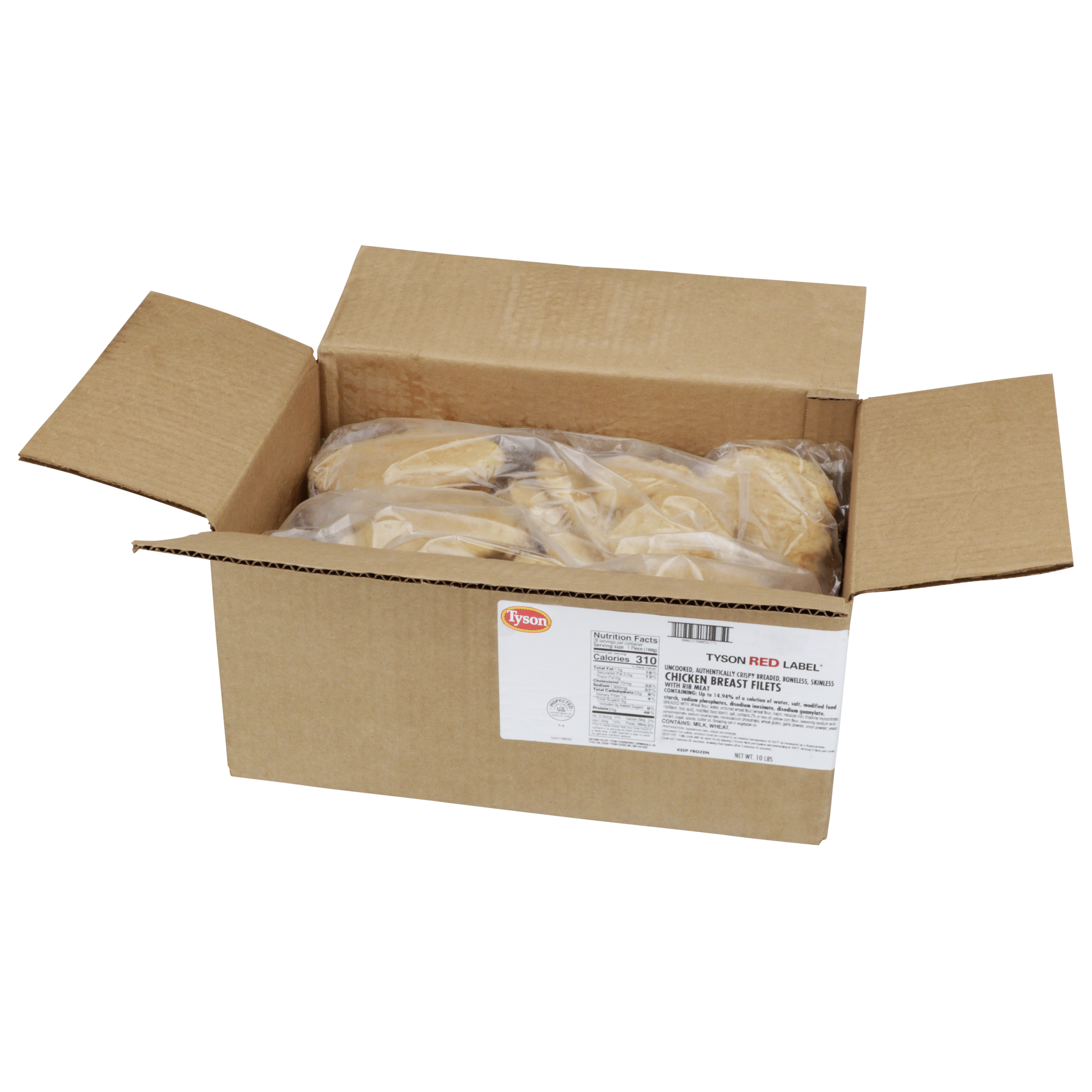 CHICKEN BREAST FILETS CRISPY BREADED