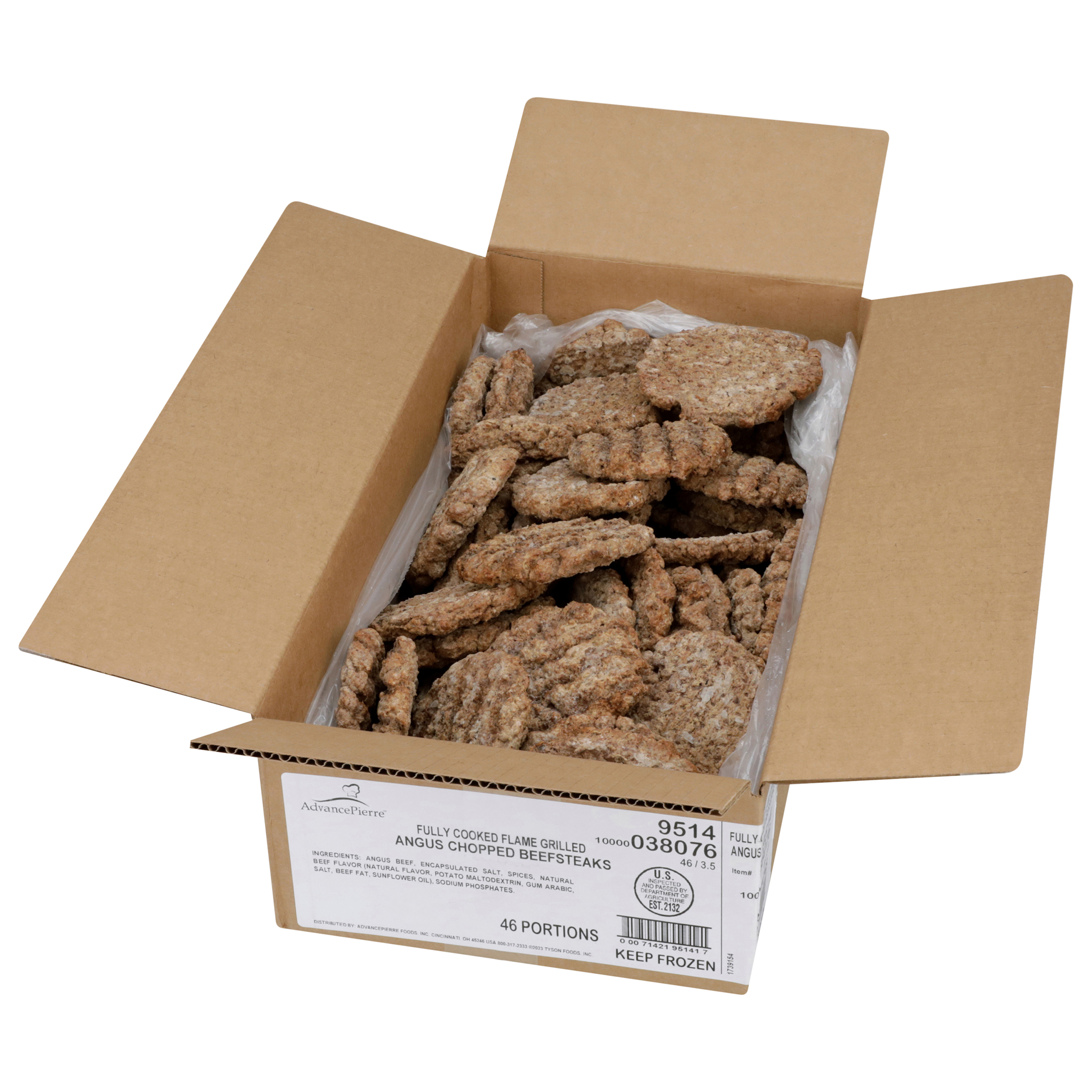 ANGUS CHOPPED BF STK FC 3.5OZ