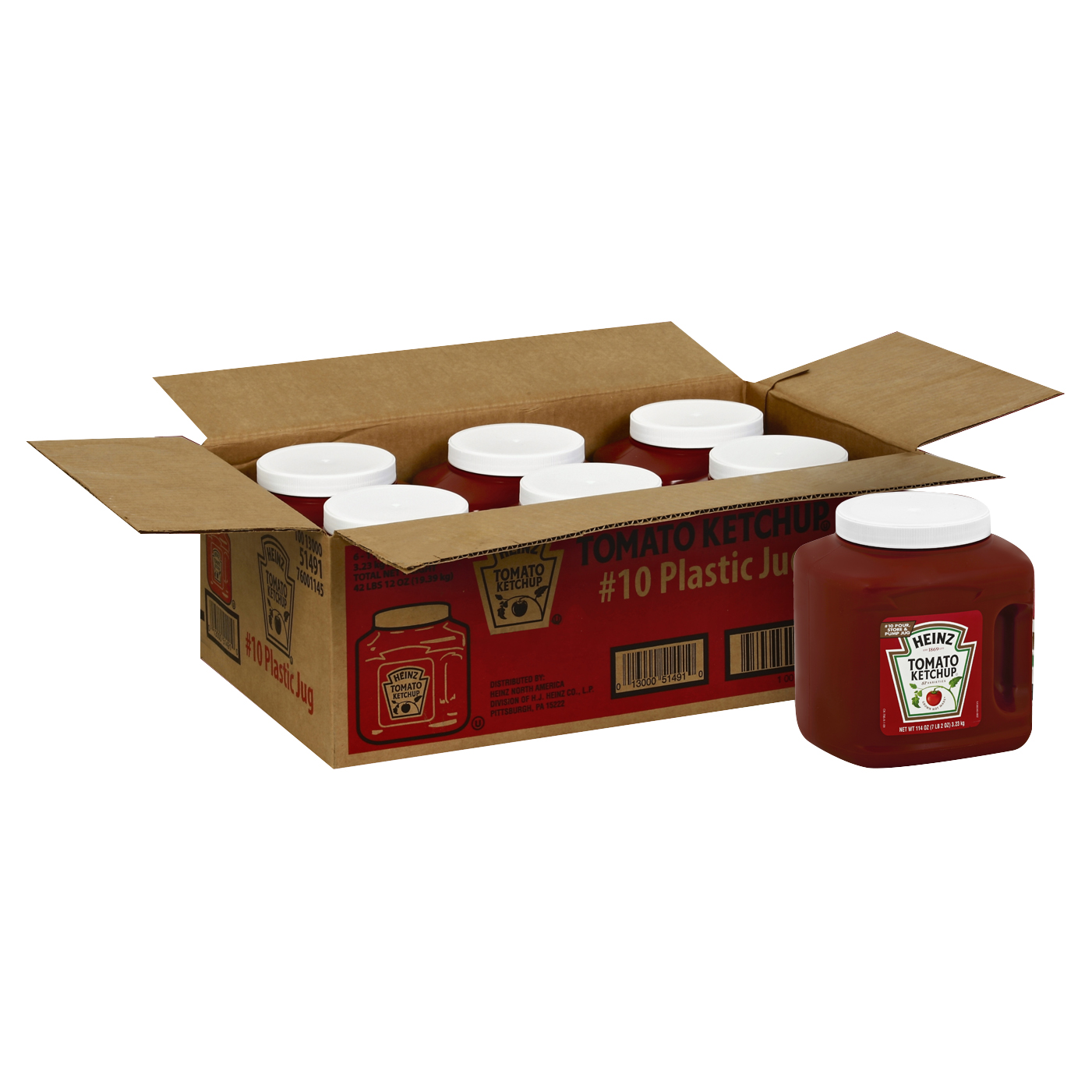 KETCHUP PLASTIC JUG #10