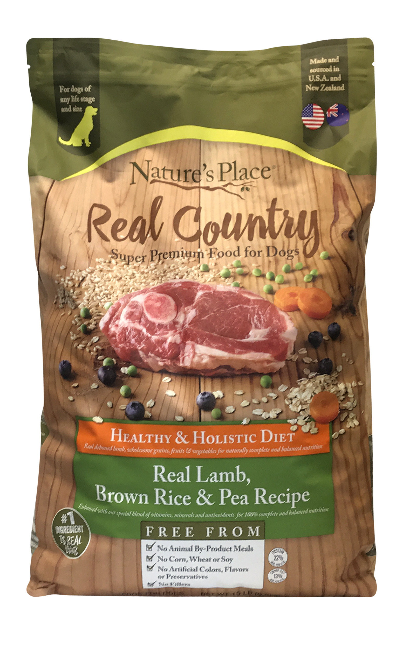 Nature's place free country dog food best sale