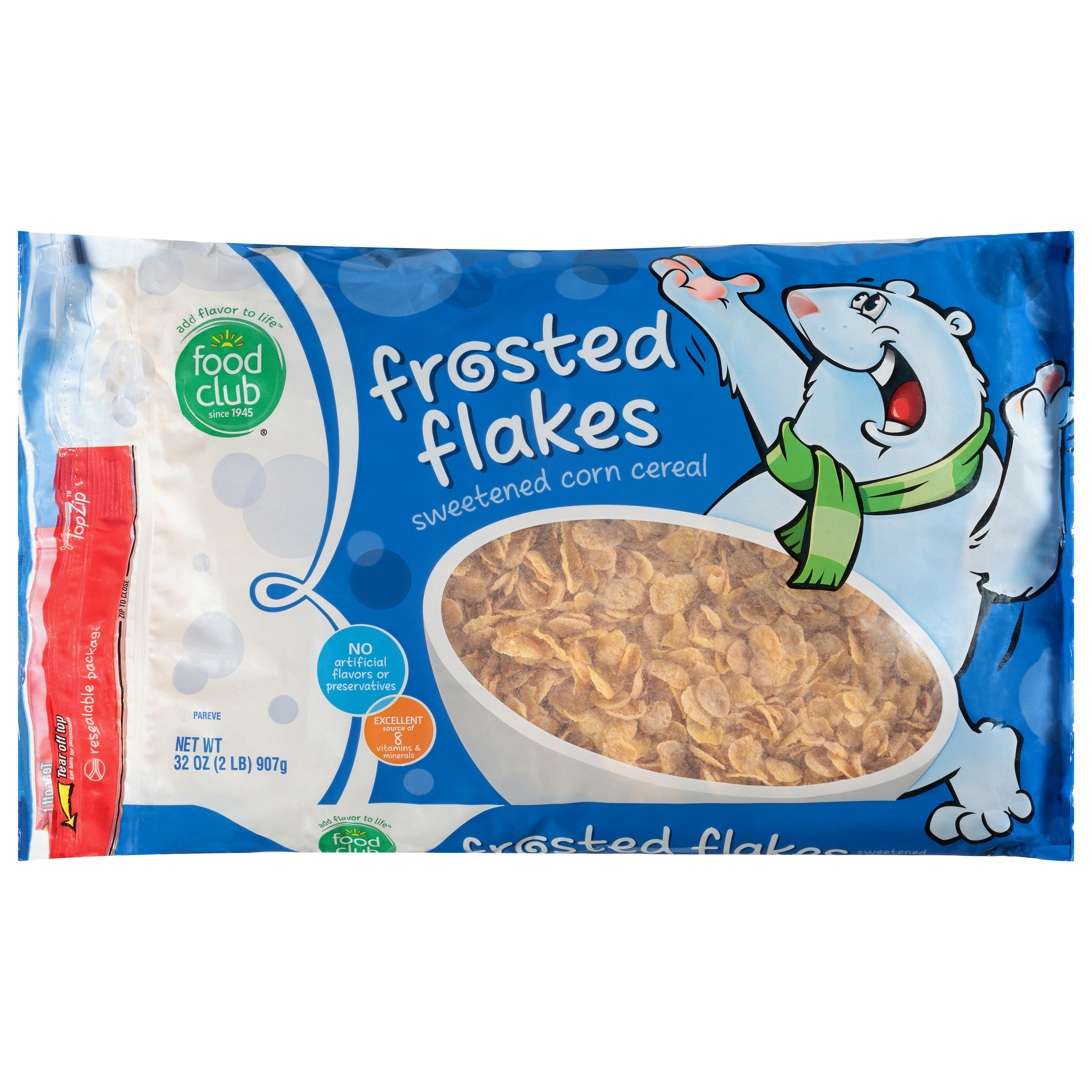 Frosted Flakes Sweetened Flakes of Corn Cereal 14.5 oz.