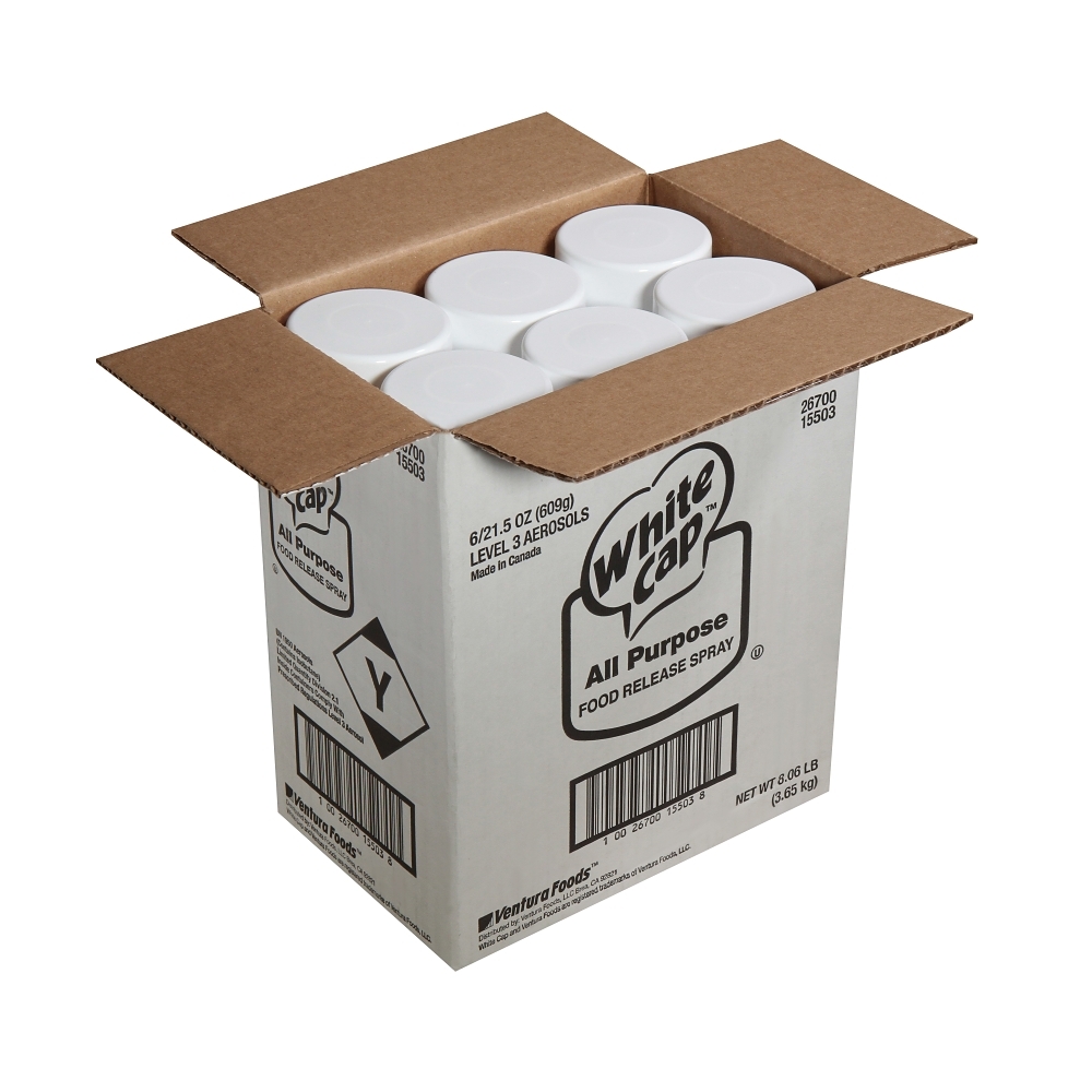 WHITE CAP AEROSOL RELEASE PAN SPRAY *SP*