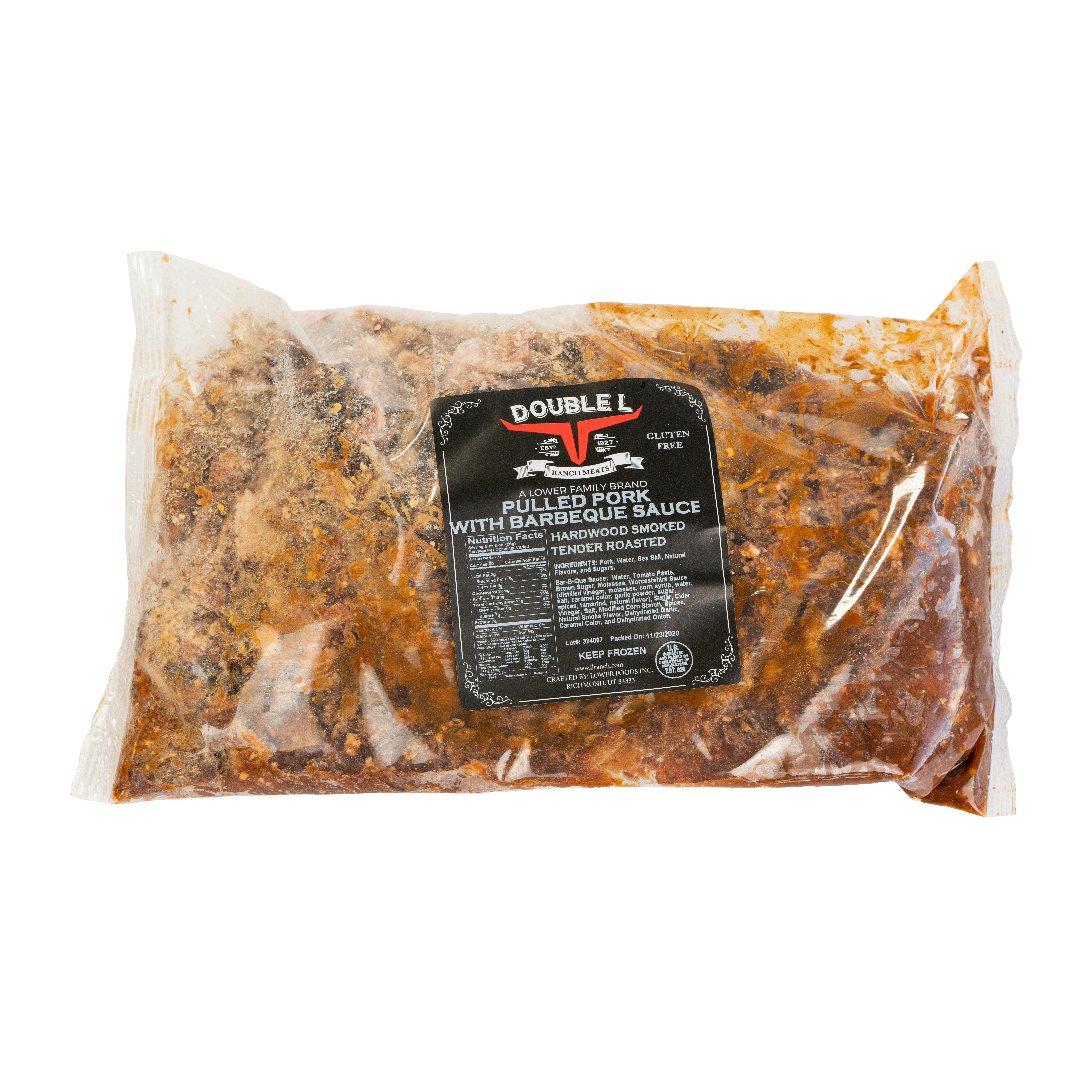PORK PULLED WITH BBQ SAUCE