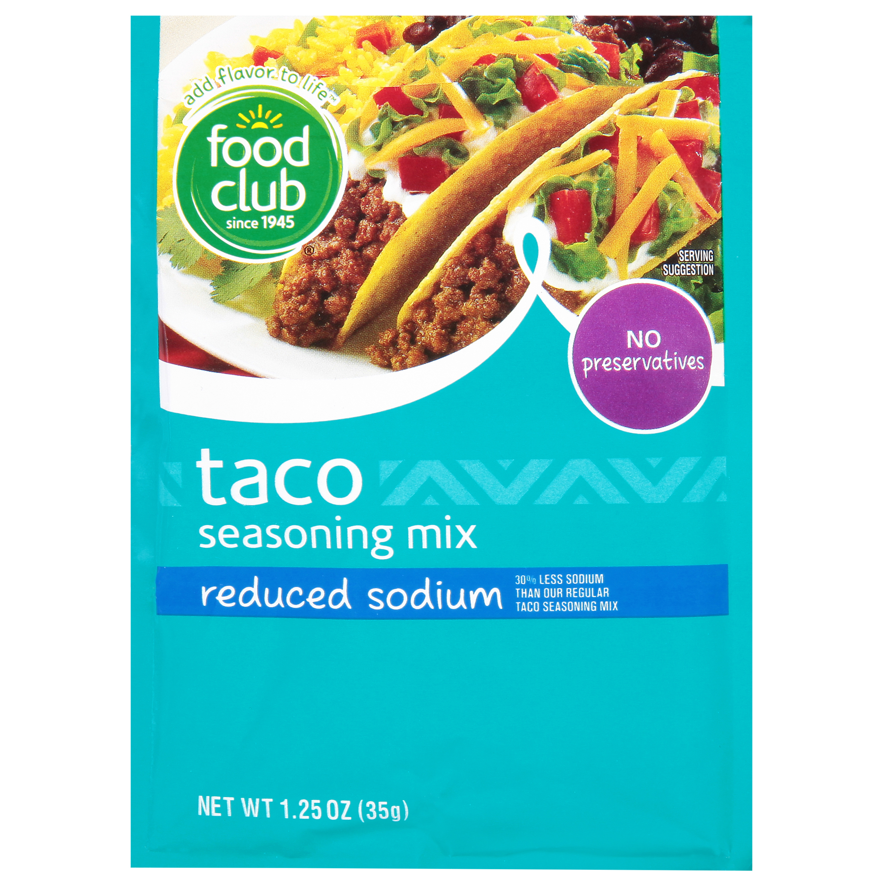 Less Salt Taco Seasoning Mix 35 g