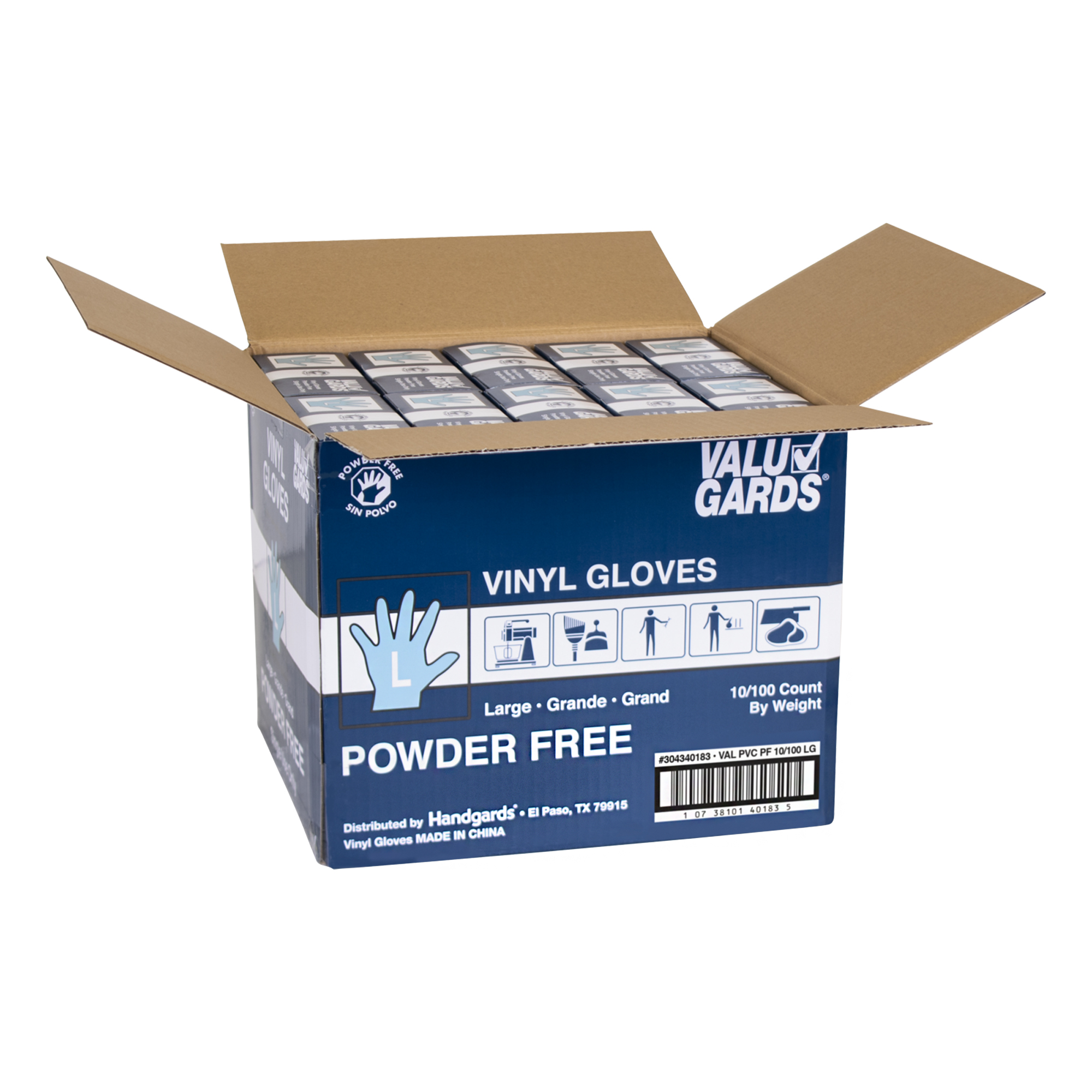 GLOVE VINYL POWD FREE LRG *SP*