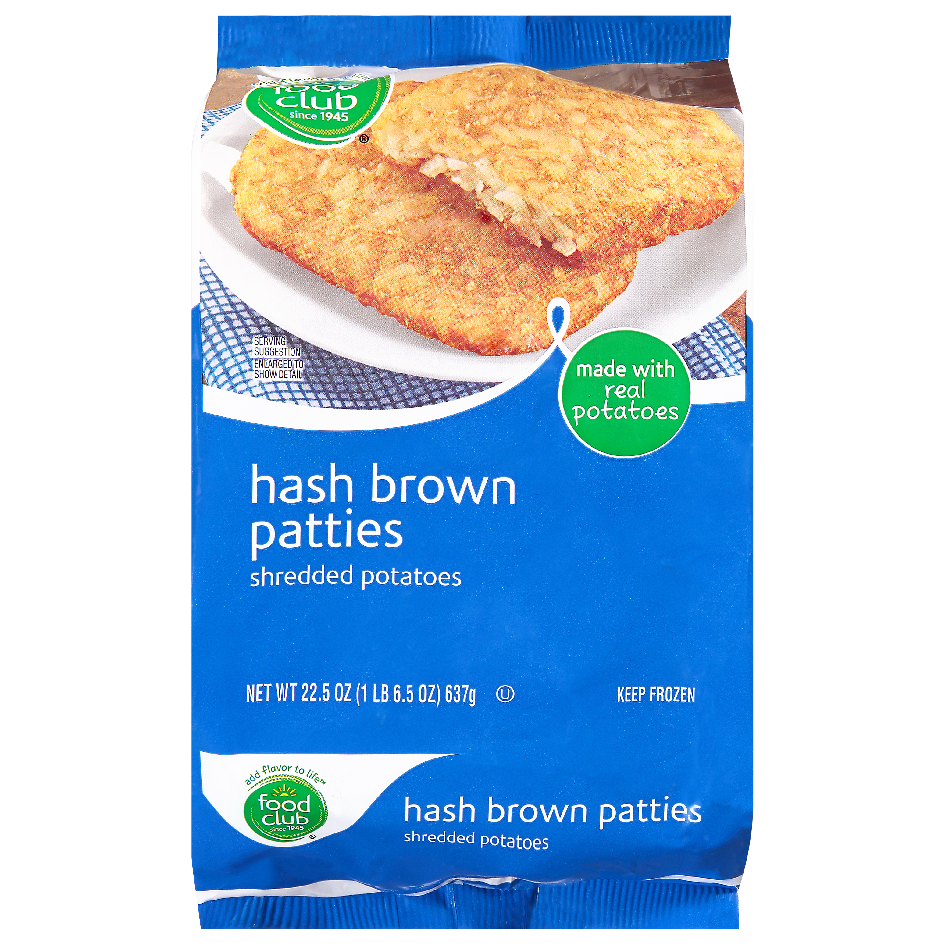 Food Club Shredded Hash Brown Potatoes 4 lb