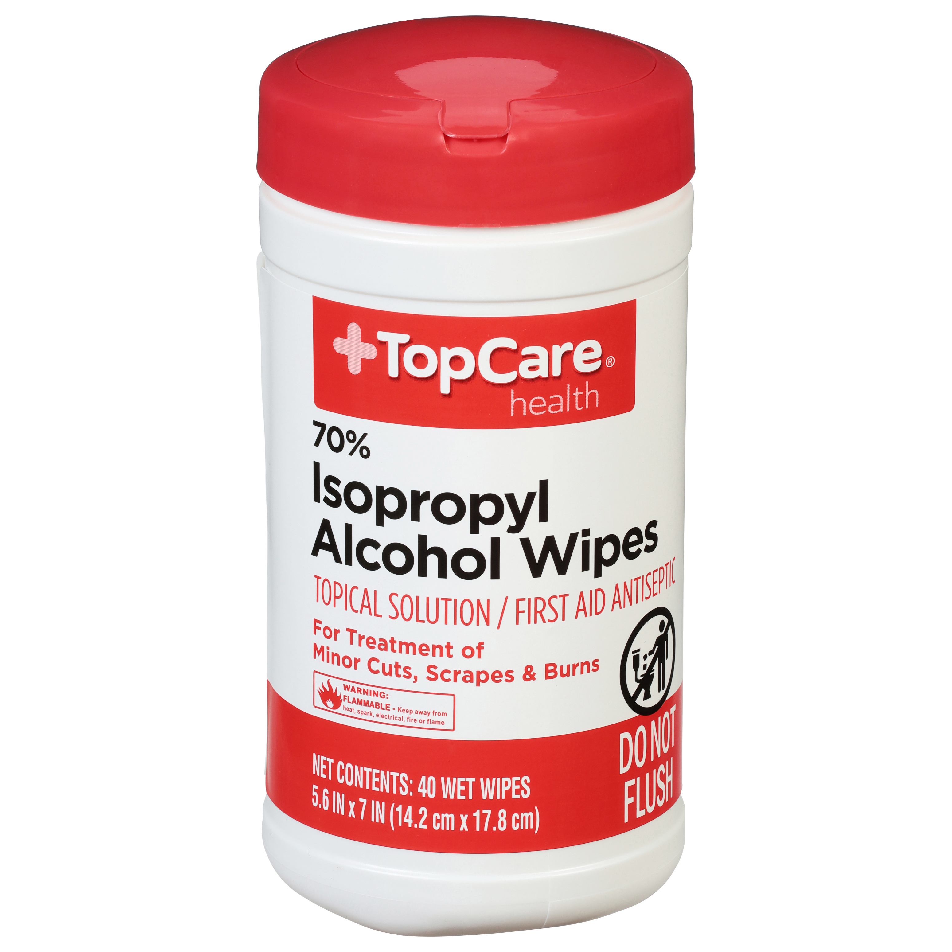 Alcohol Isopropílico 70% Aerosol First Aid Top Care 5.5 Onz