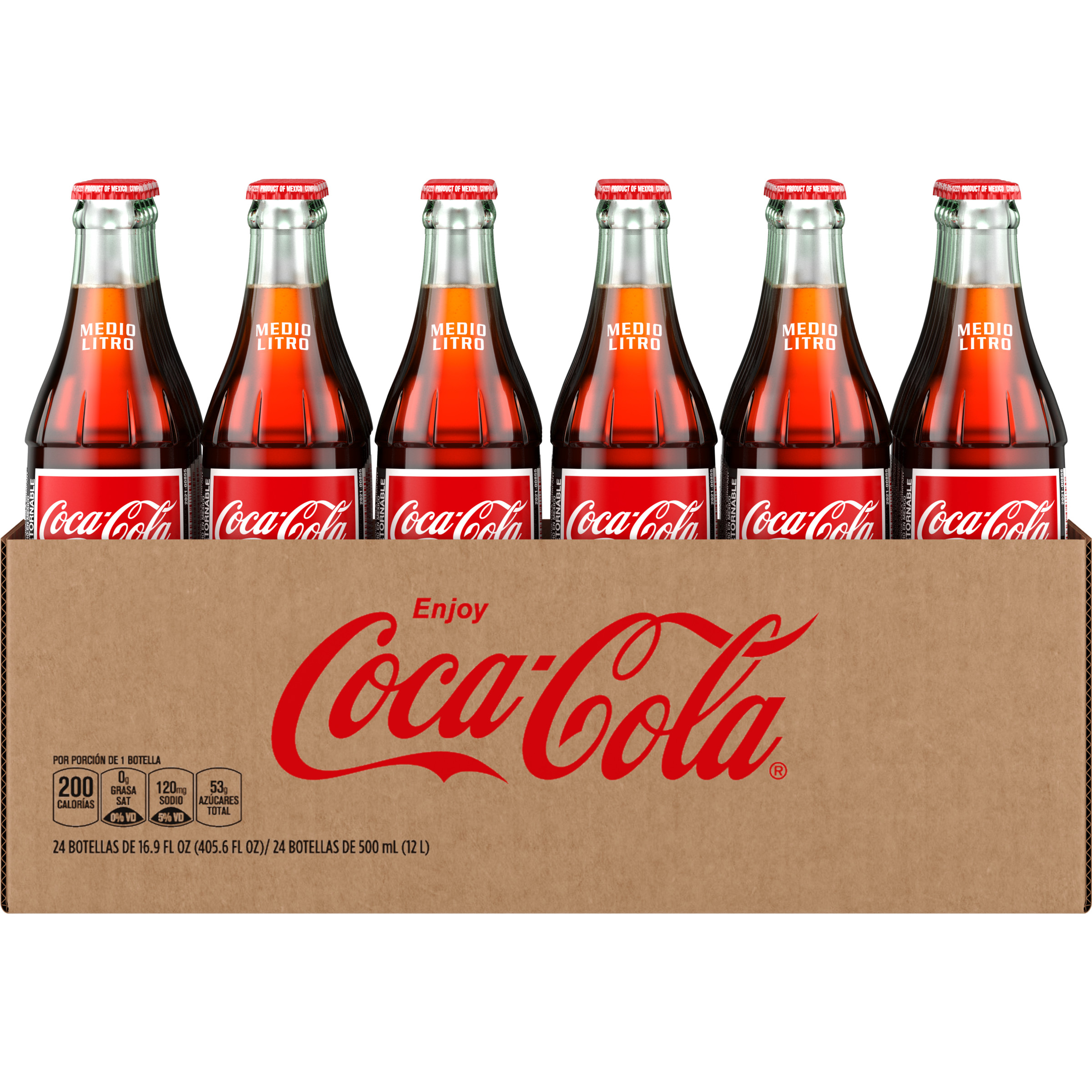 COCA COLA (GLASS) 1/2 LITER