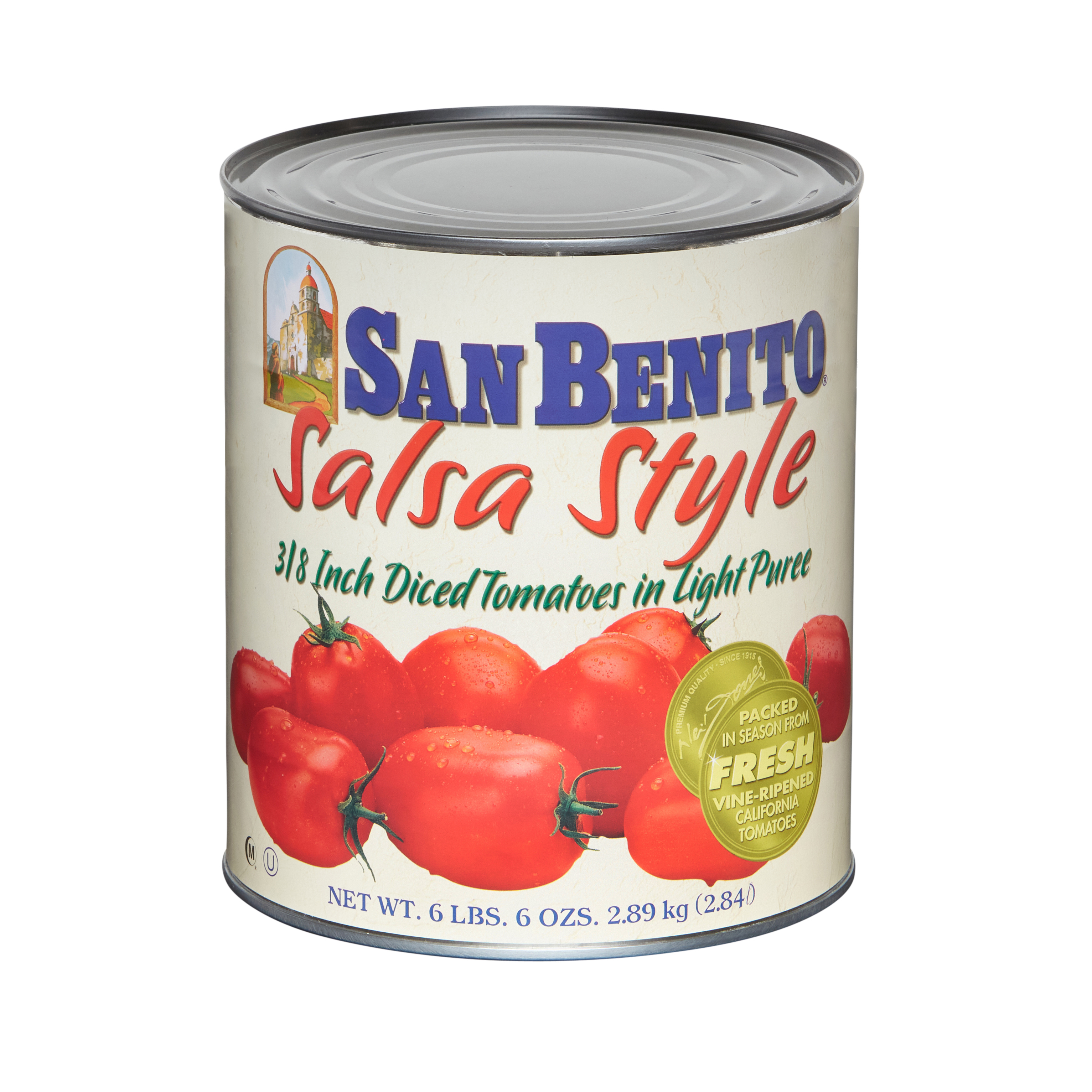 SALSA STYLE 3/8 DICED TOMATO P