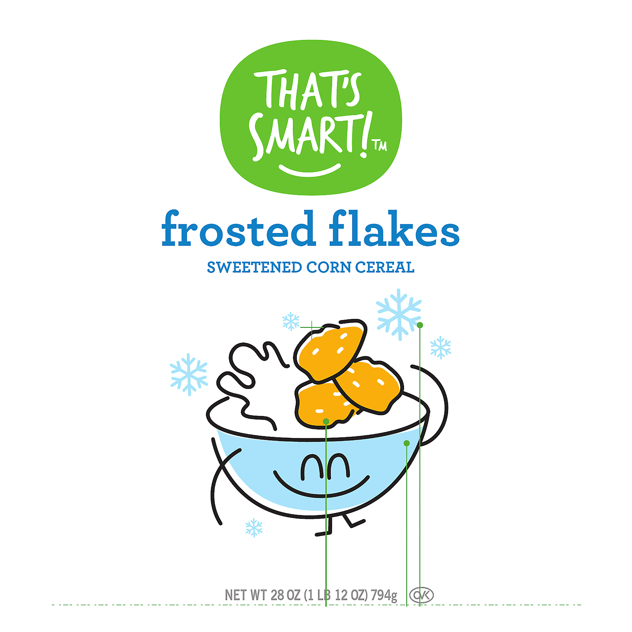Frosted Flakes Sweetened Flakes of Corn Cereal 14.5 oz.