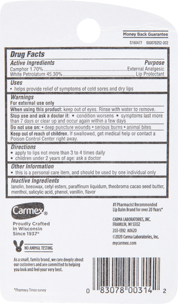 Back of Pack