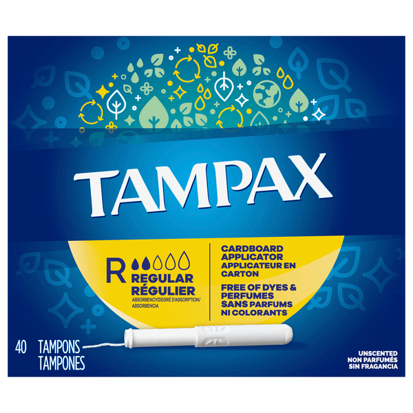 Tampax regular tampons discount