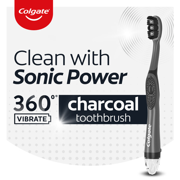 Charcoal toothbrush colgate deals