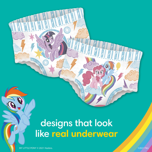 Pampers Easy Ups My Little Pony 5T-6T Girls Training Underwear