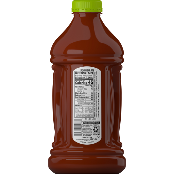 V8 100% Vegetable Juice Original Low Sodium - 64 oz btl | Giant
