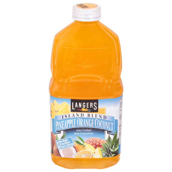 Langers Island Blend Pineapple Orange Coconut Juice Cocktail 64