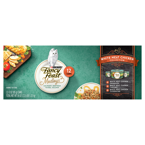 Fancy feast medleys online white meat chicken florentine