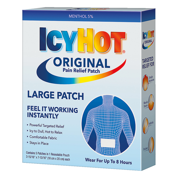WellPatch Pain Relief Patch, Backache, Extra Large