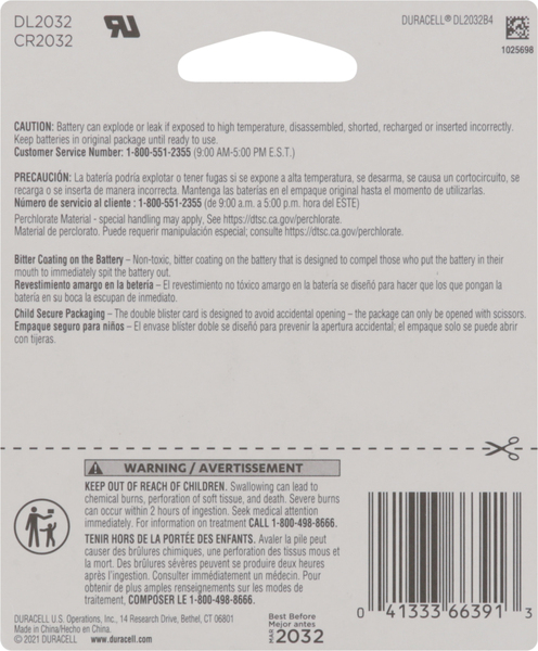 Back of Pack
