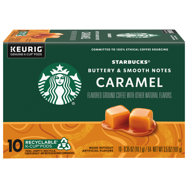 Starbucks caramel 2025 coffee k cups