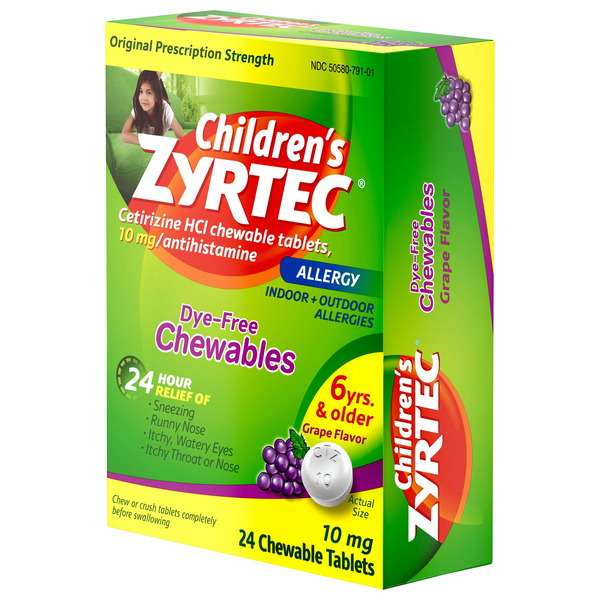 Cetirizine 5mg shop chewable tablet