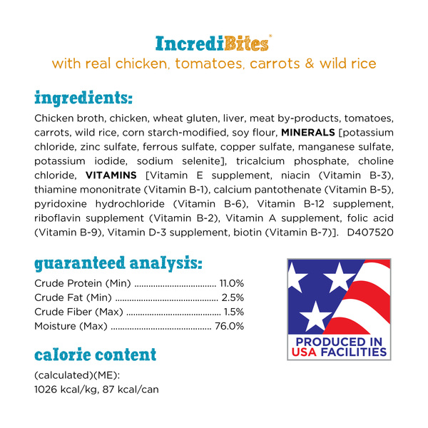 Purina Beneful IncrediBites Small Dog Chicken Rice Adult Wet Dog Food 3 ct 9 oz box GIANT