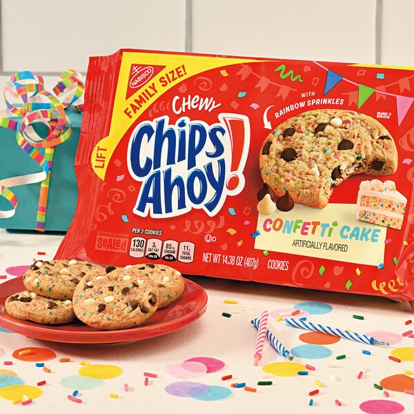 1) Family Size Bag Chips Ahoy! Chocolate Chip Cookies 18.2 Oz !